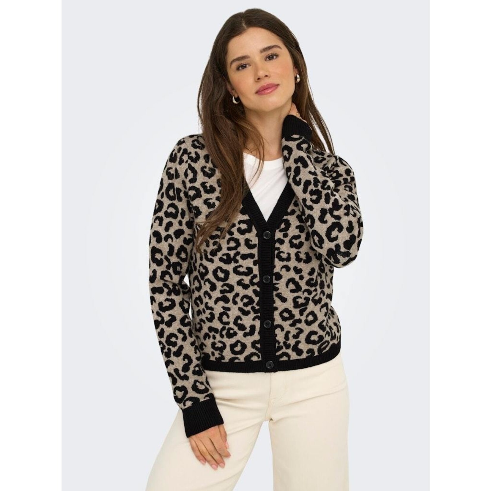 Only Leo V-Neck Knit Cardigan