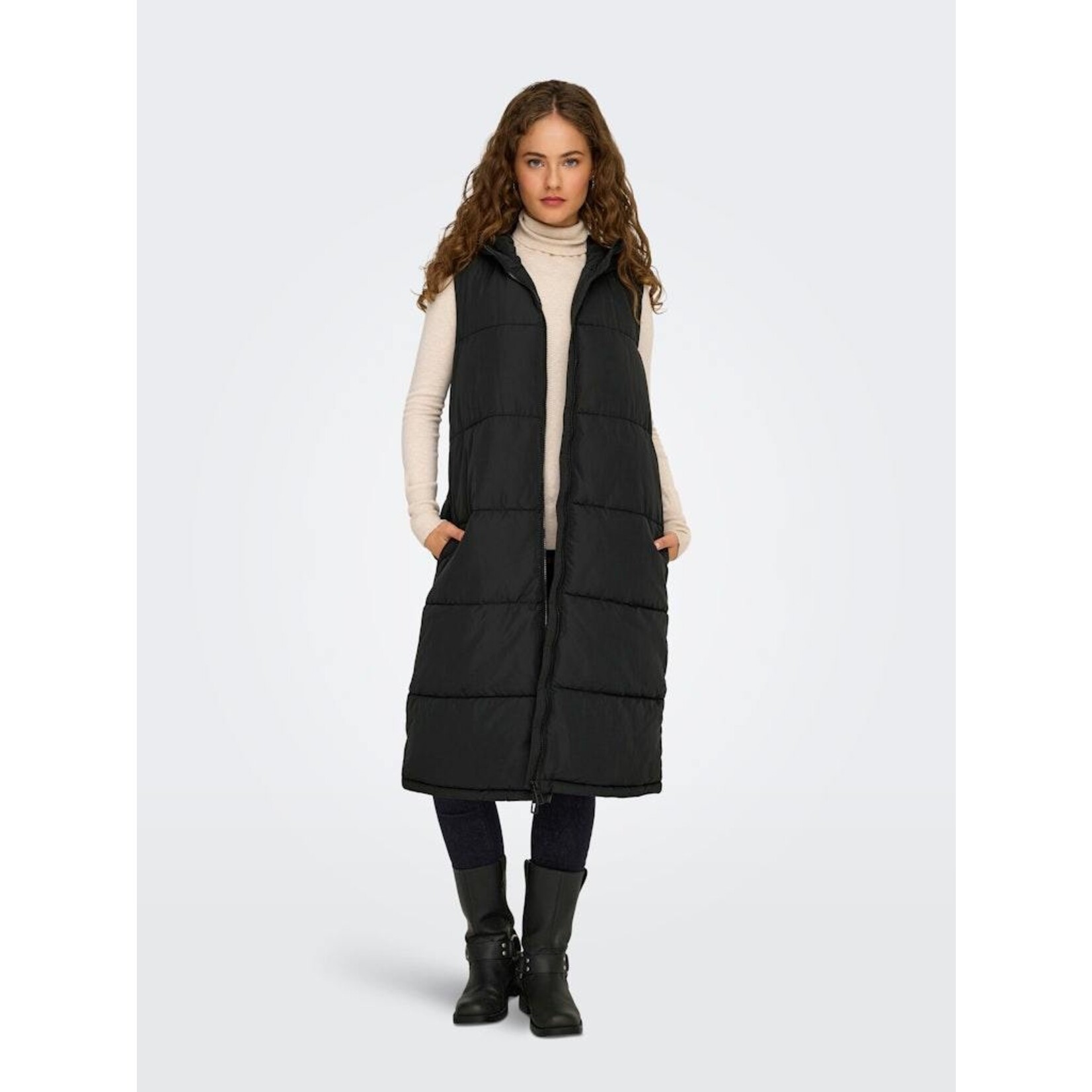 Only Alina Long Puffer Vest