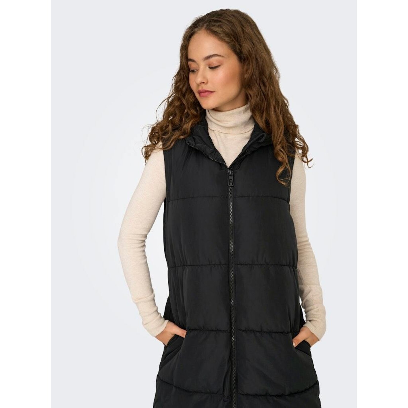 Only Alina Long Puffer Vest