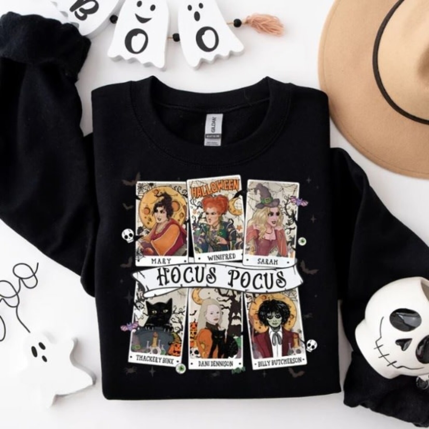 RBA Hocus Pocus Tarot Cards Sweatshirt Black