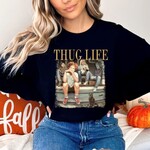 Royal Blush Thug Life Sweatshirt Black