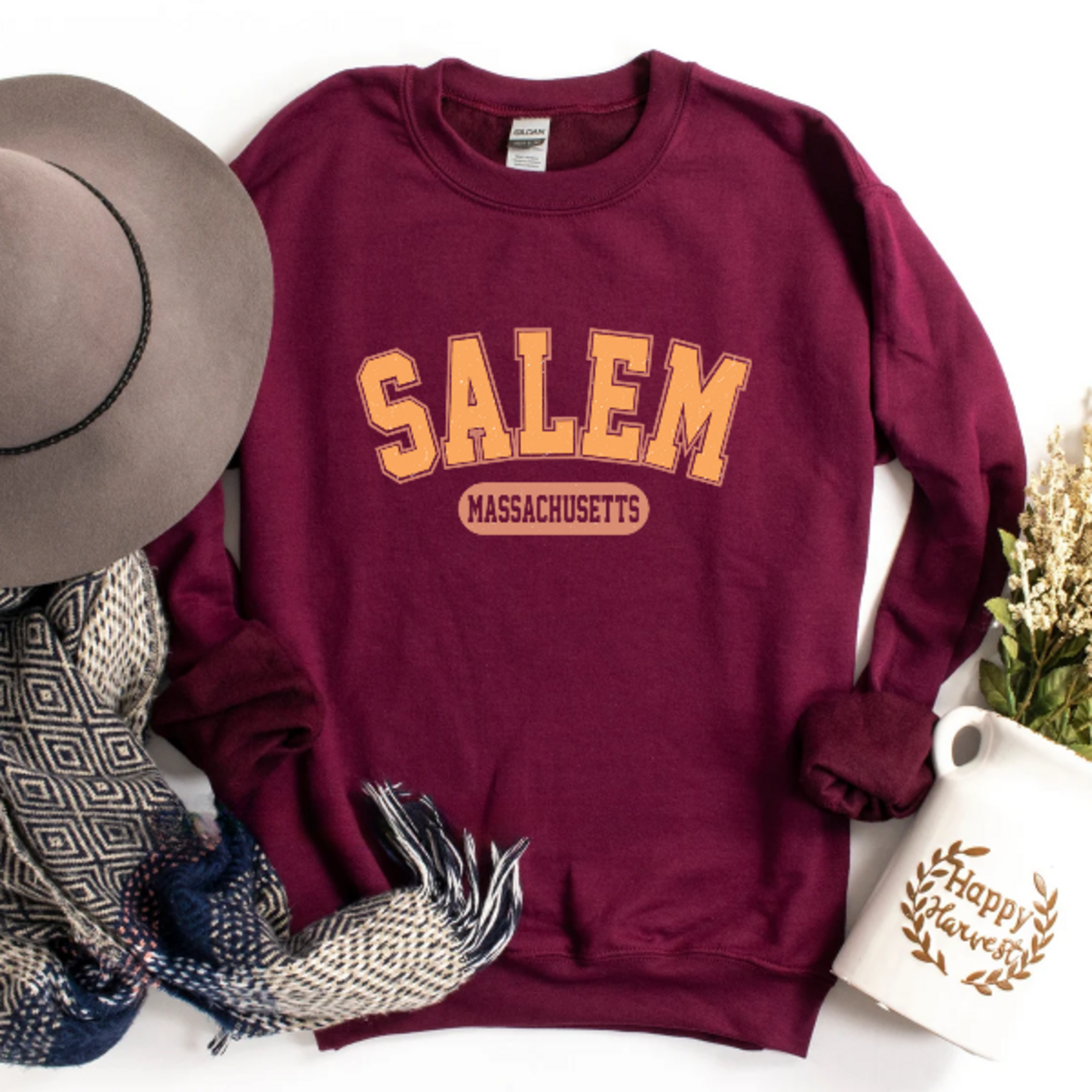 RBA Salem Massachusetts Sweatshirt Maroon