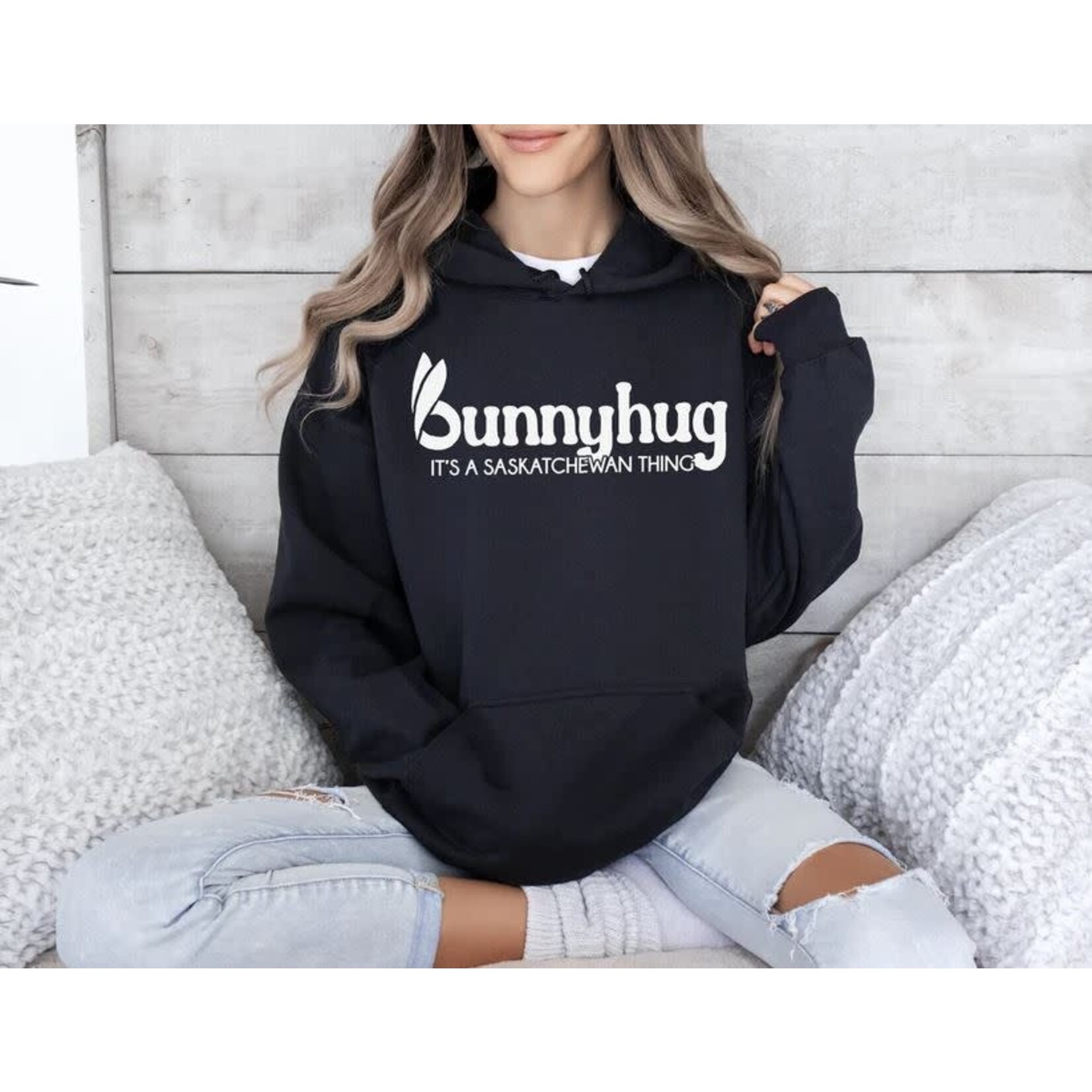 GGS Bunnyhug It's A Saskatchewan Thing Hoodie Black