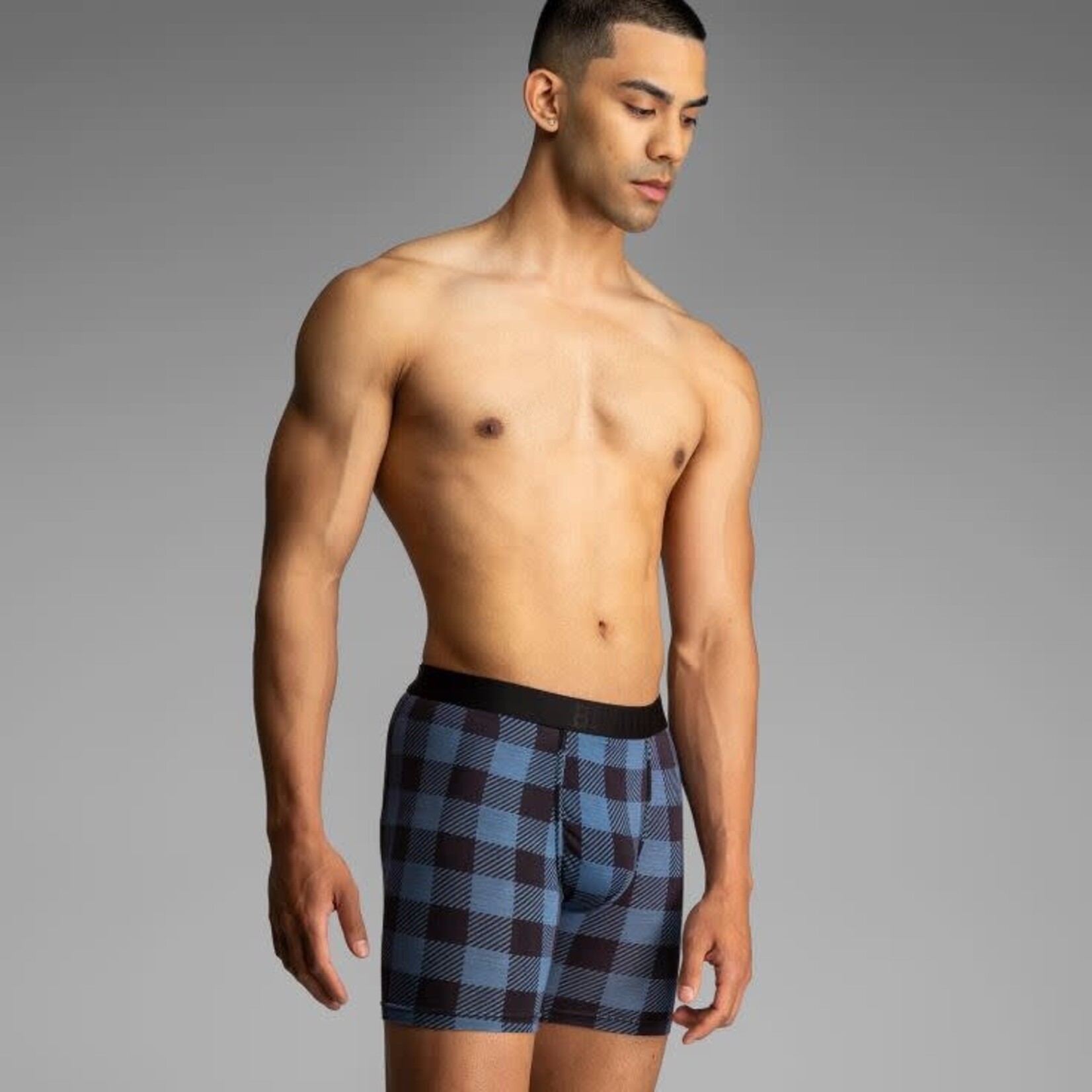 BN3TH Classic Boxer Brief Buffalo Check Fog