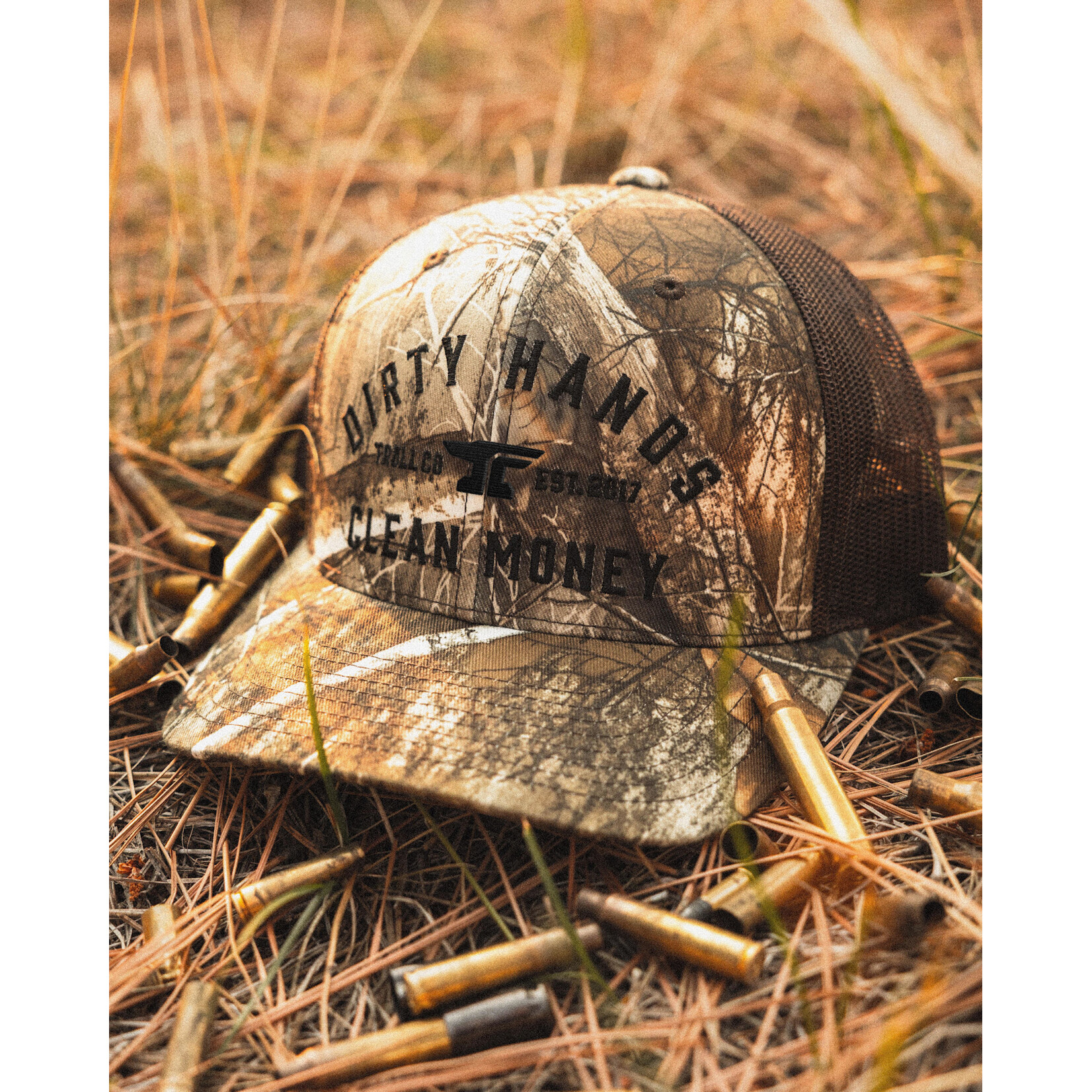 Troll Co. DHCM Realtree Classic Curved Brim Trucker Hat
