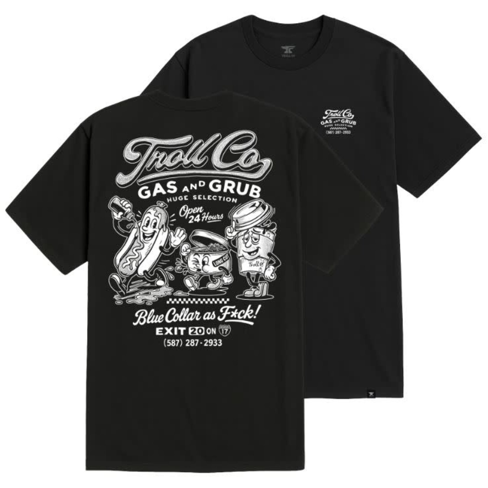 Troll Co. Gas And Grub T-Shirt