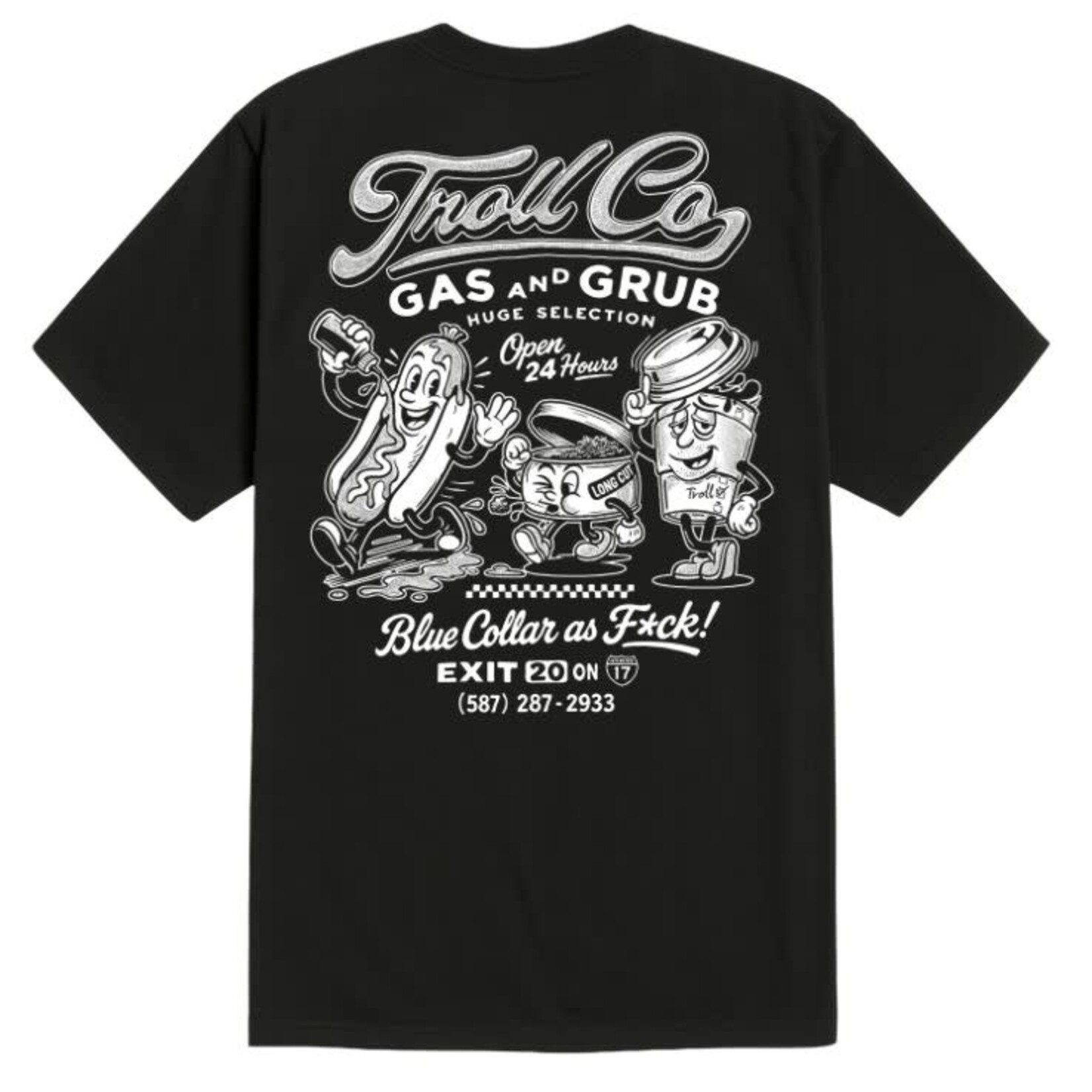 Troll Co. Gas And Grub T-Shirt