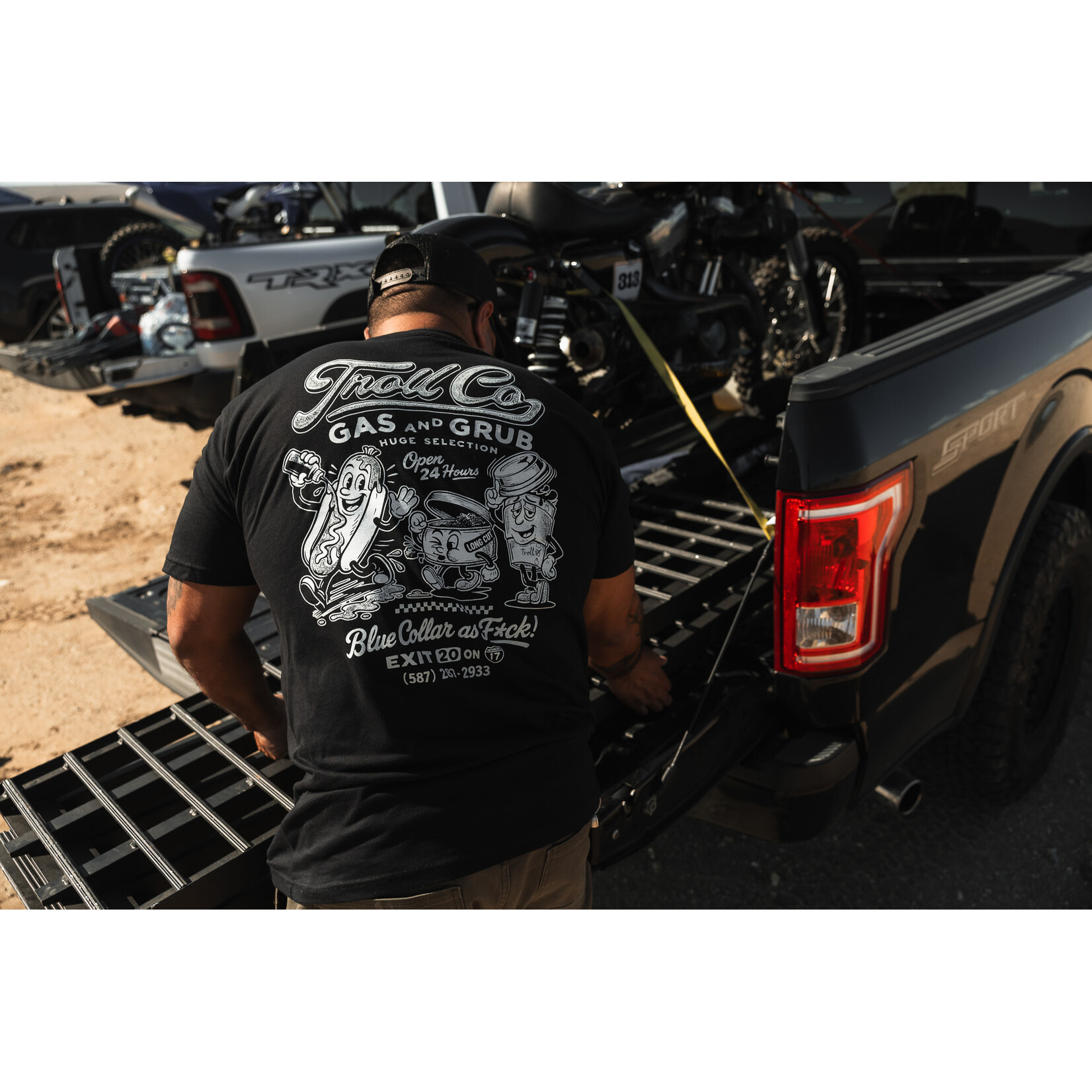 Troll Co. Gas And Grub T-Shirt