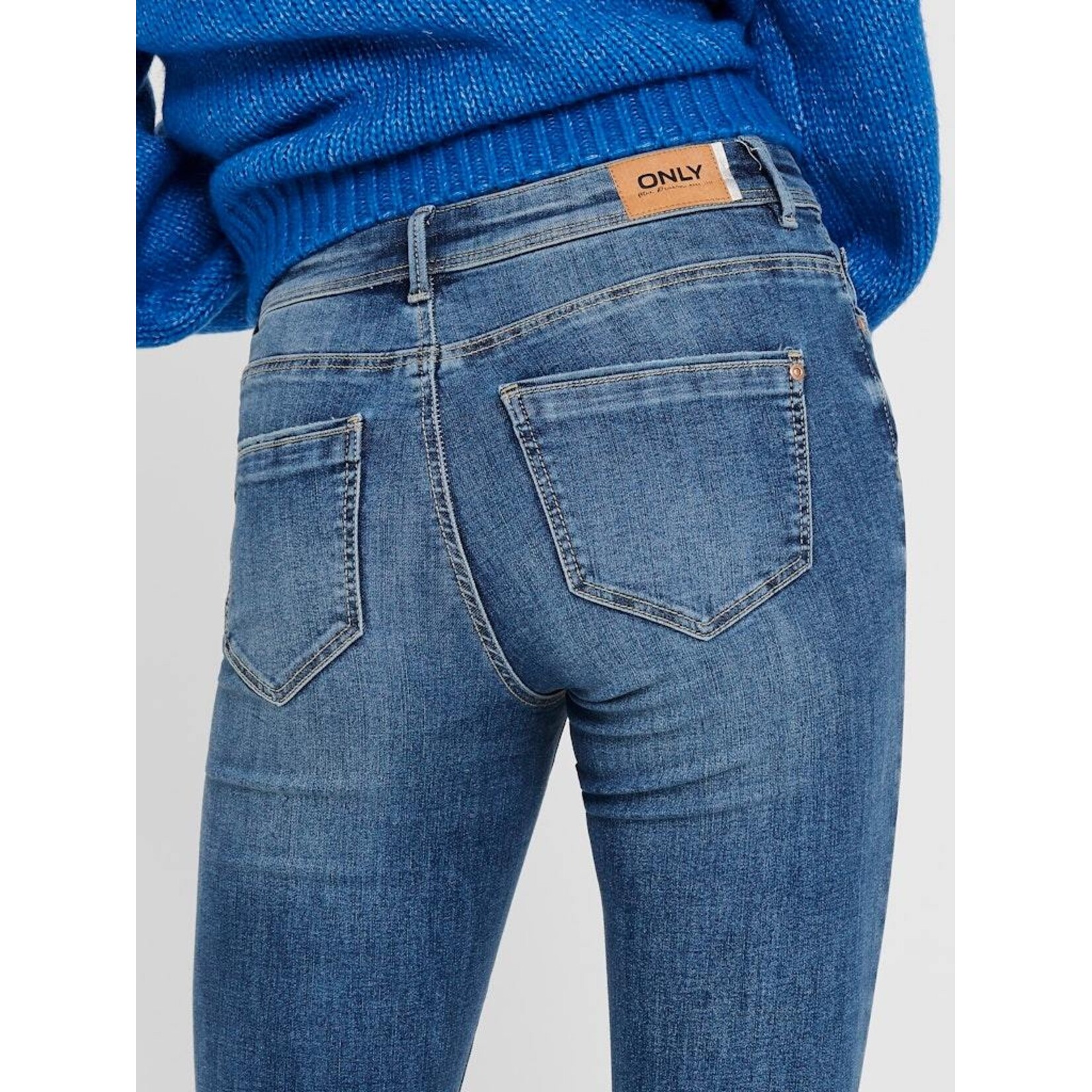 Only Wauw Mid Rise Skinny Jean