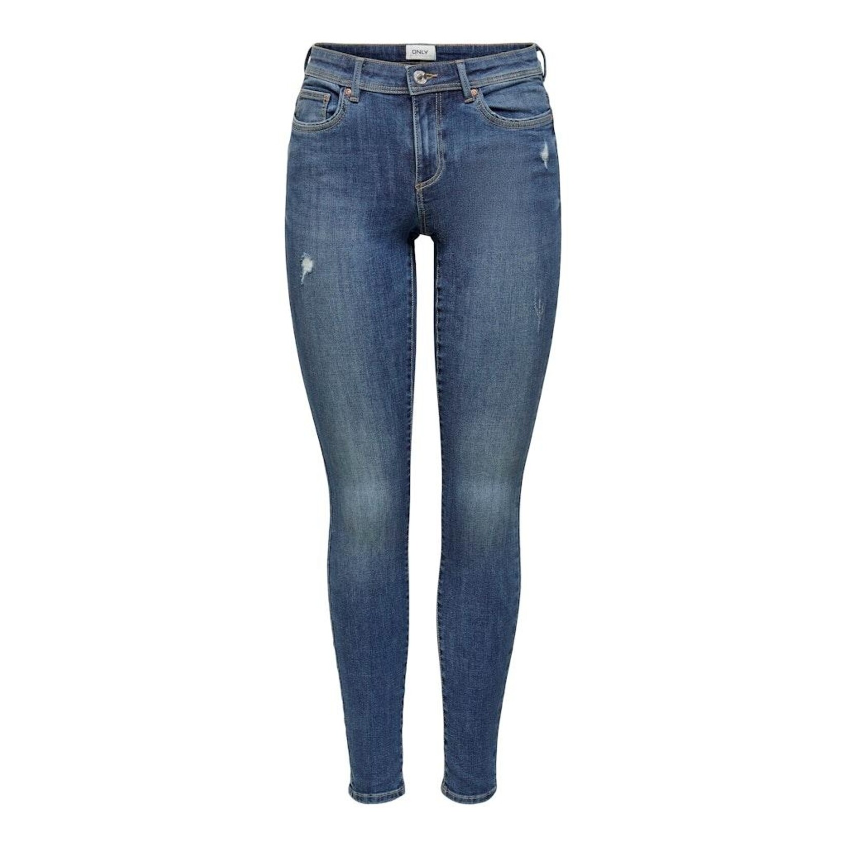 Only Wauw Mid Rise Skinny Jean