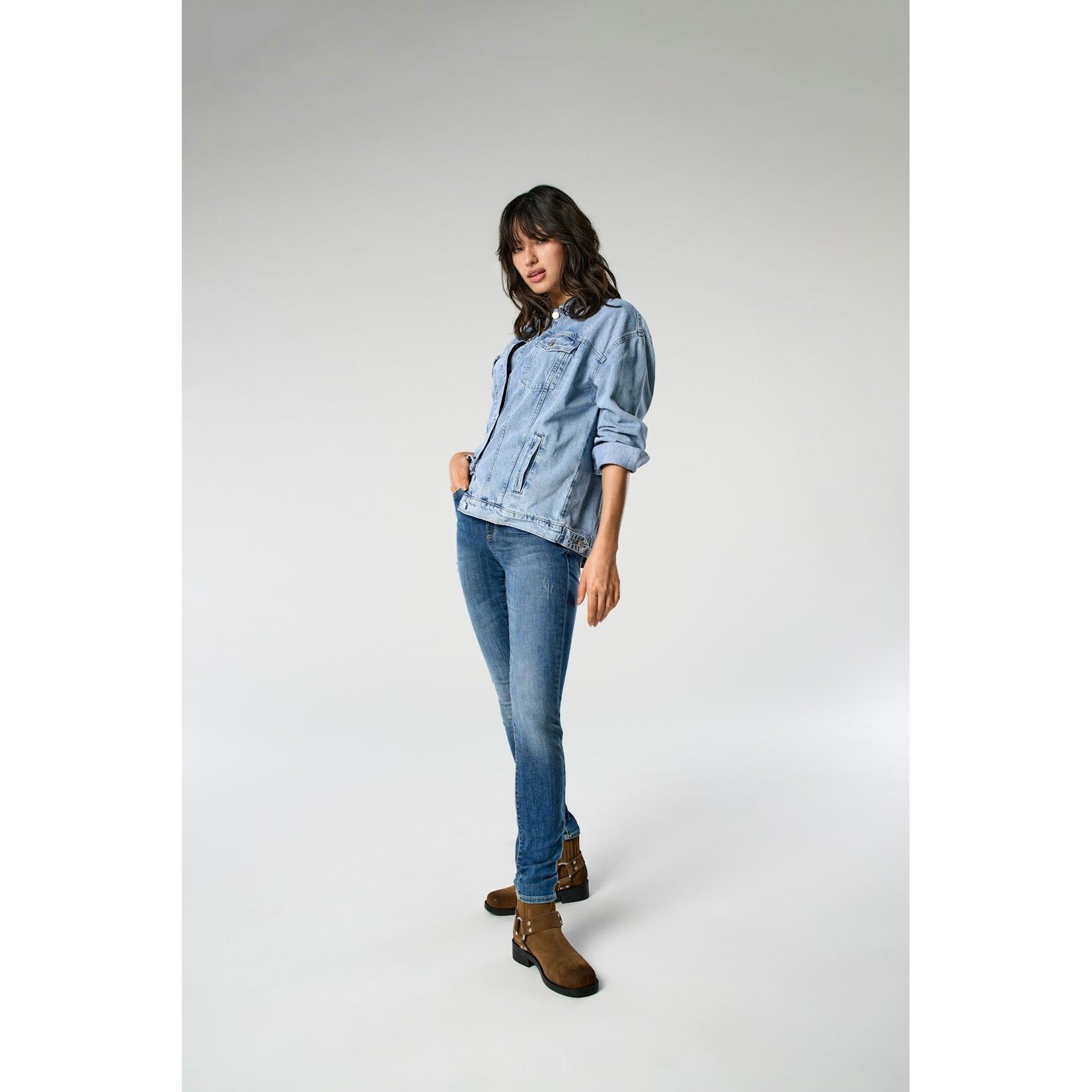 Only Wauw Mid Rise Skinny Jean