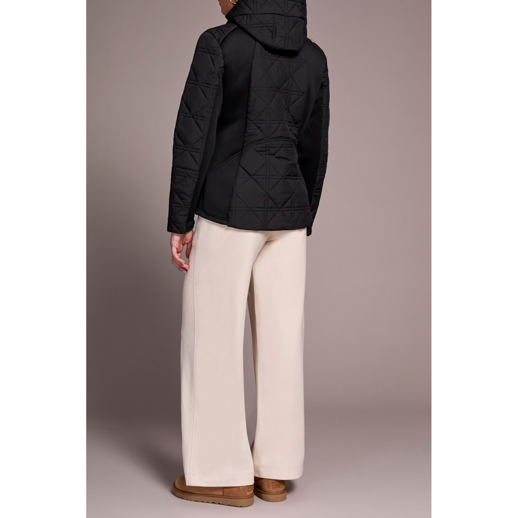 Tribal Puffer Jacket With Removable Hood