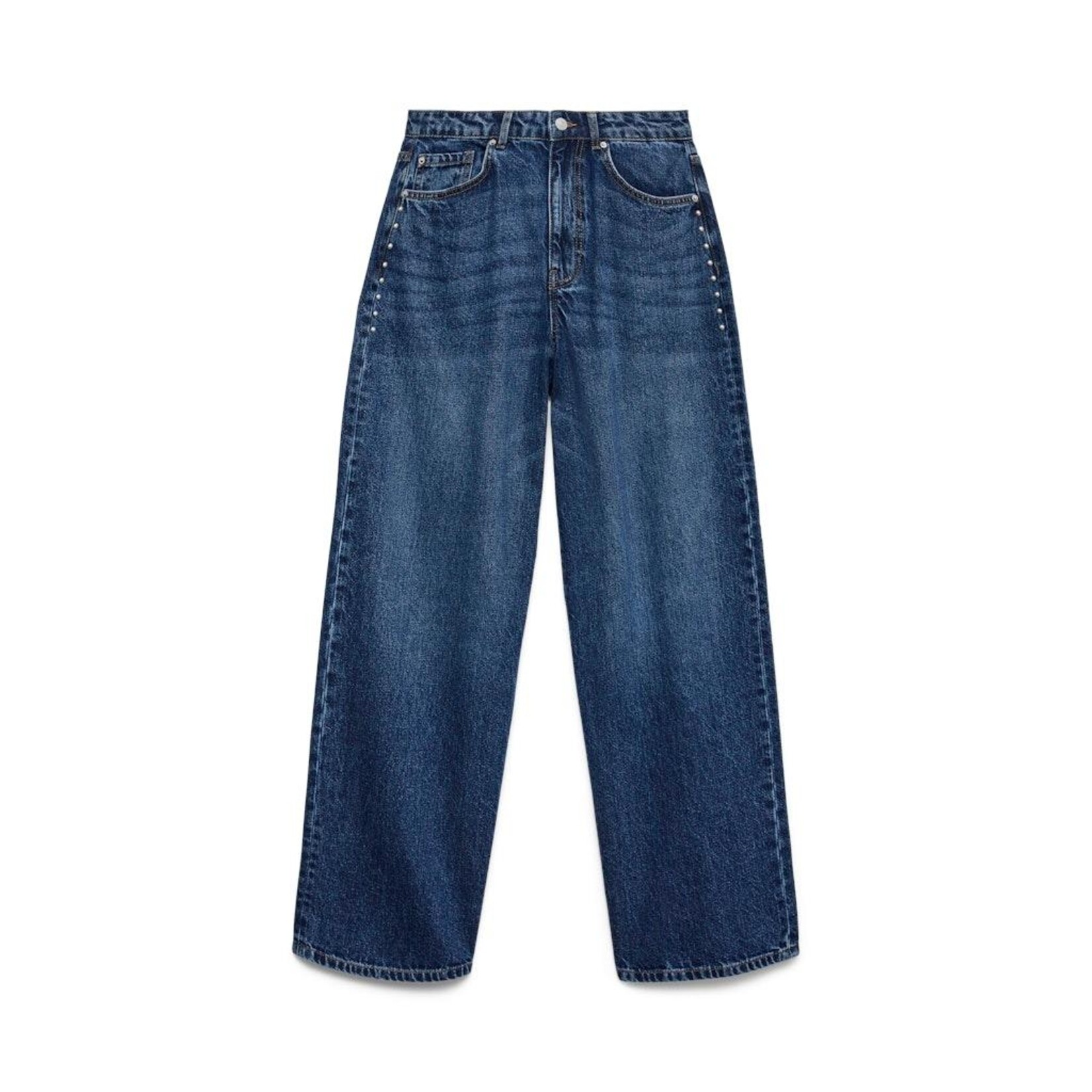 Vero Moda Rae High Rise Studded Jeans