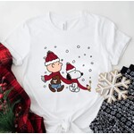 Royal Blush Charlie Brown Relaxed T-Shirt White