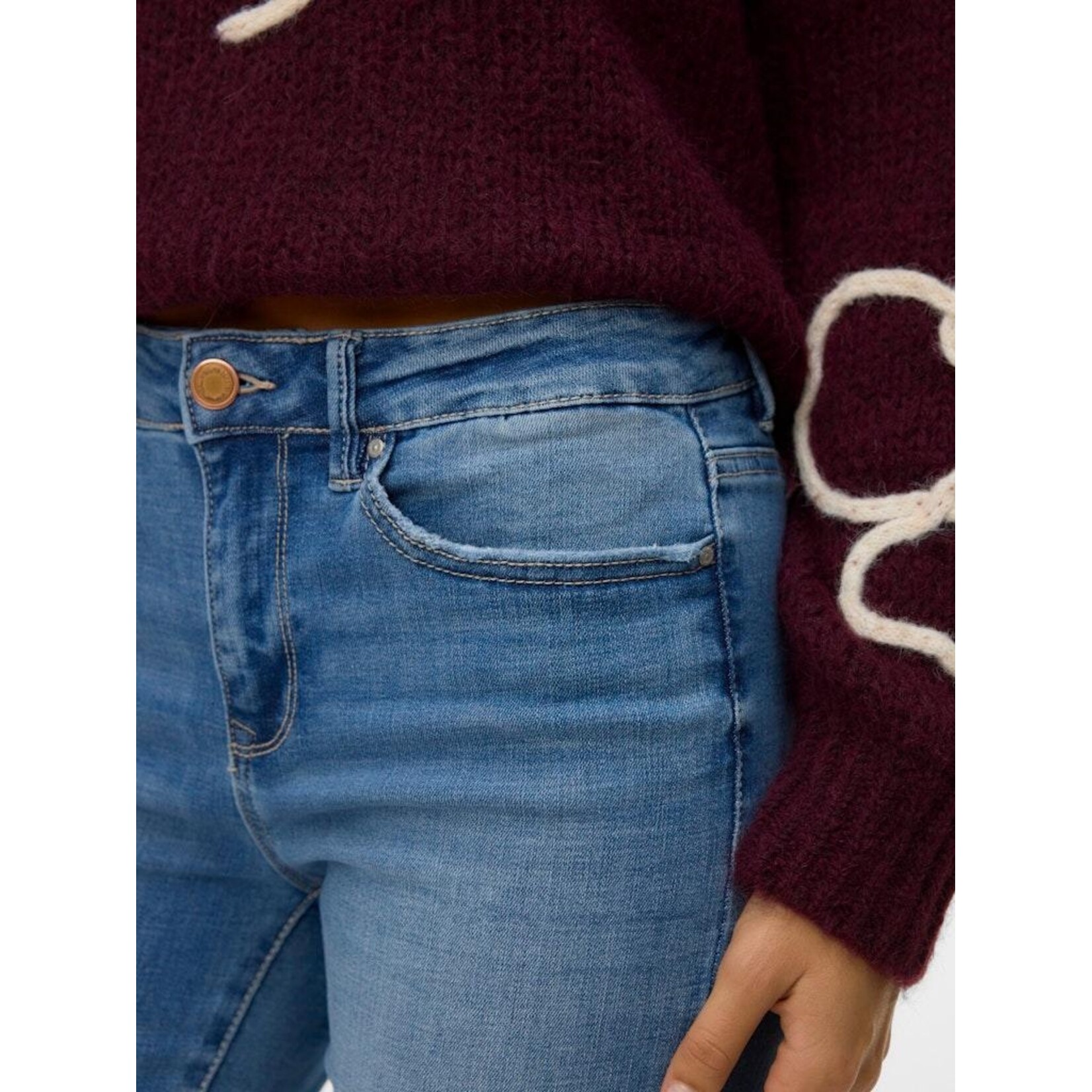 VERO Flash Mid Rise Straight Leg Jeans