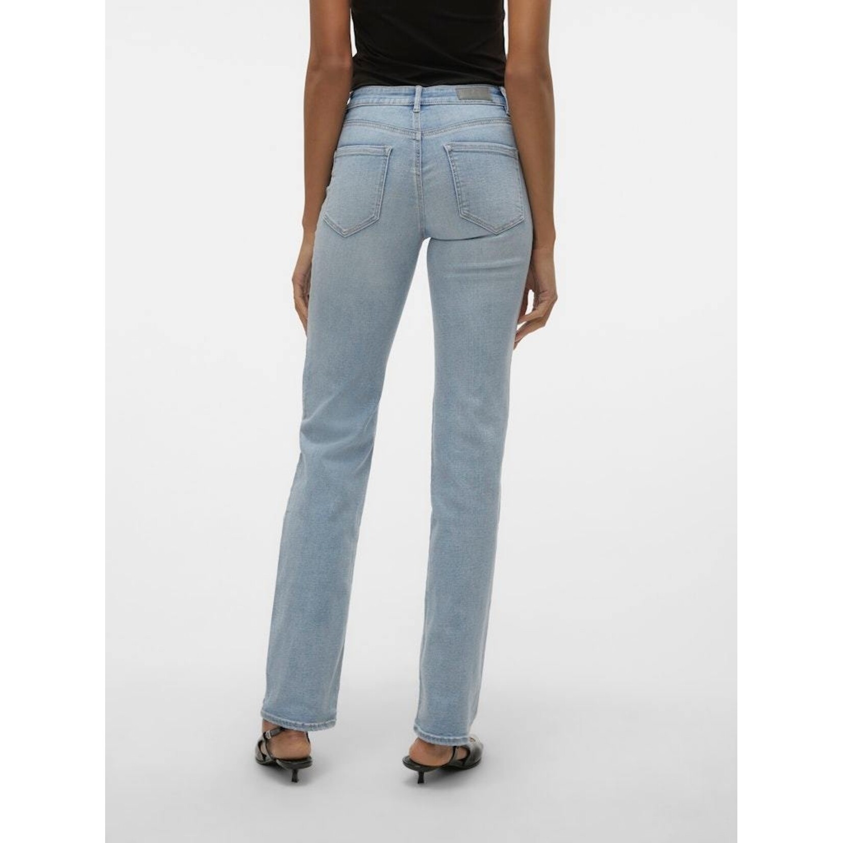 Vero Moda Flash Mid Rise Straight Leg Jeans