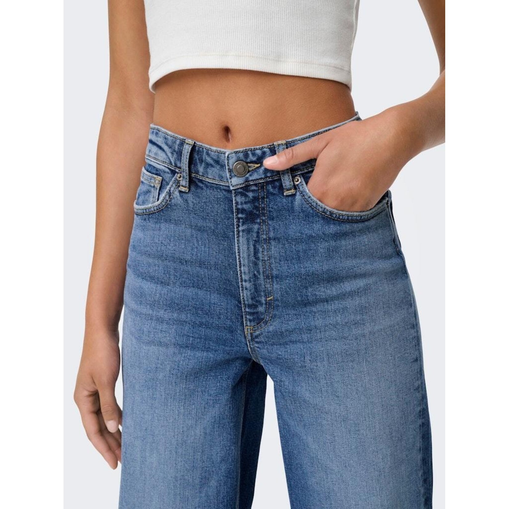 Only Juicy High Rise Wide Leg Denim