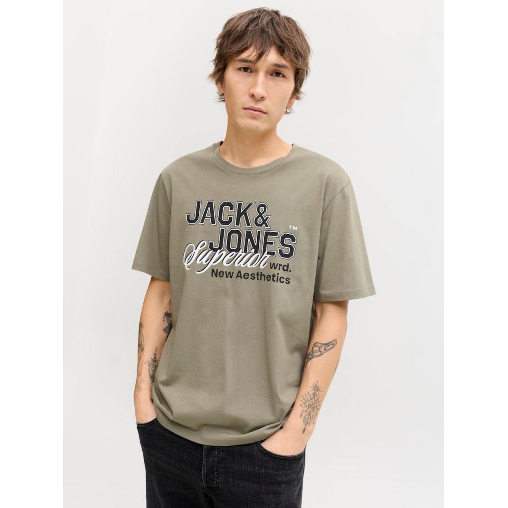 Jack & Jones Crew Neck Logo Tee