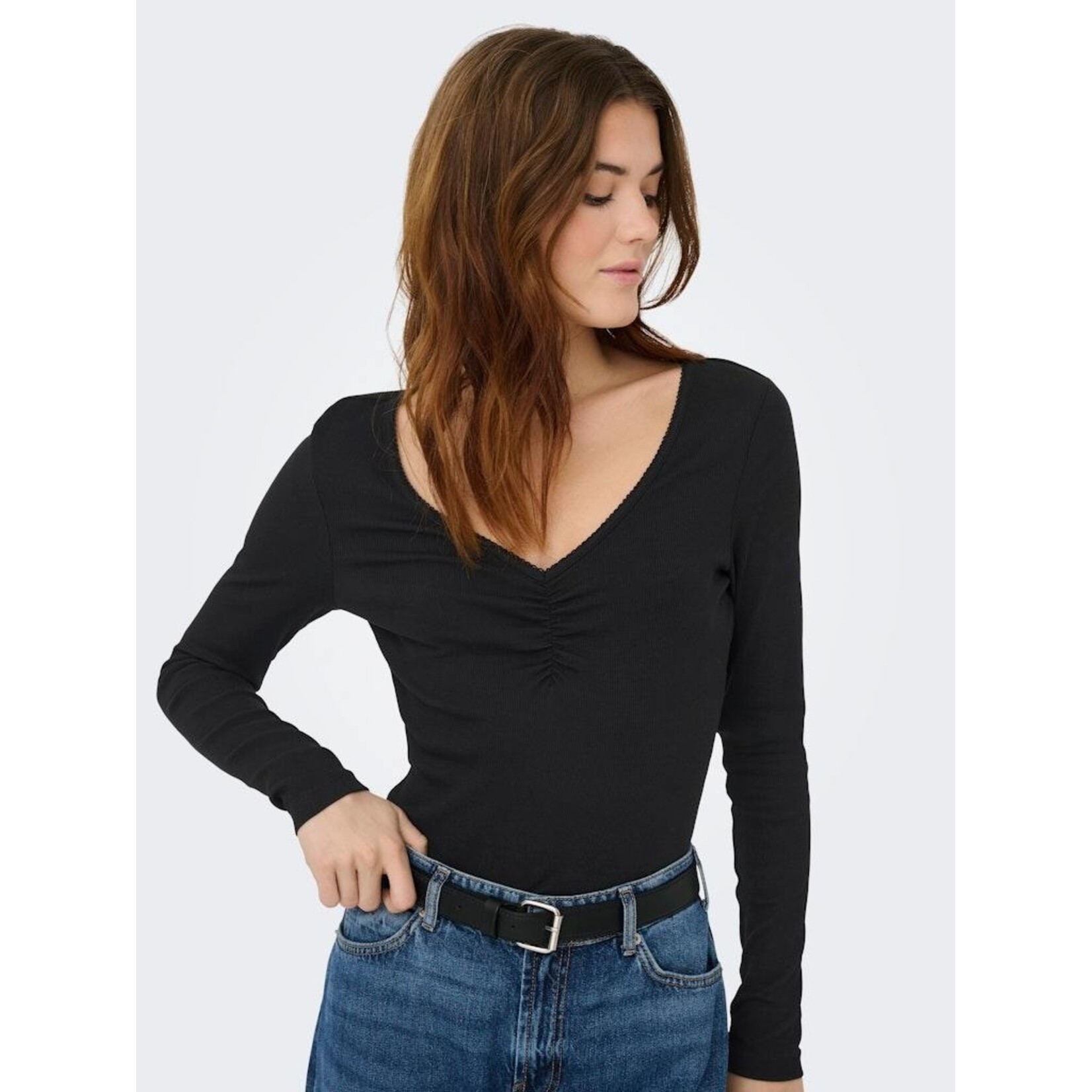 Only Betty Long Sleeve V-Neck