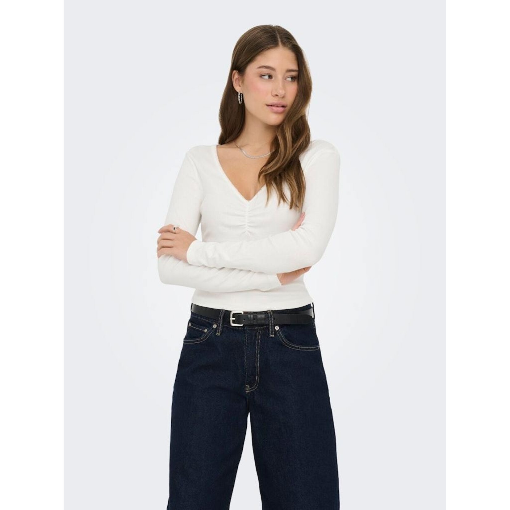 Only Betty Long Sleeve V-Neck