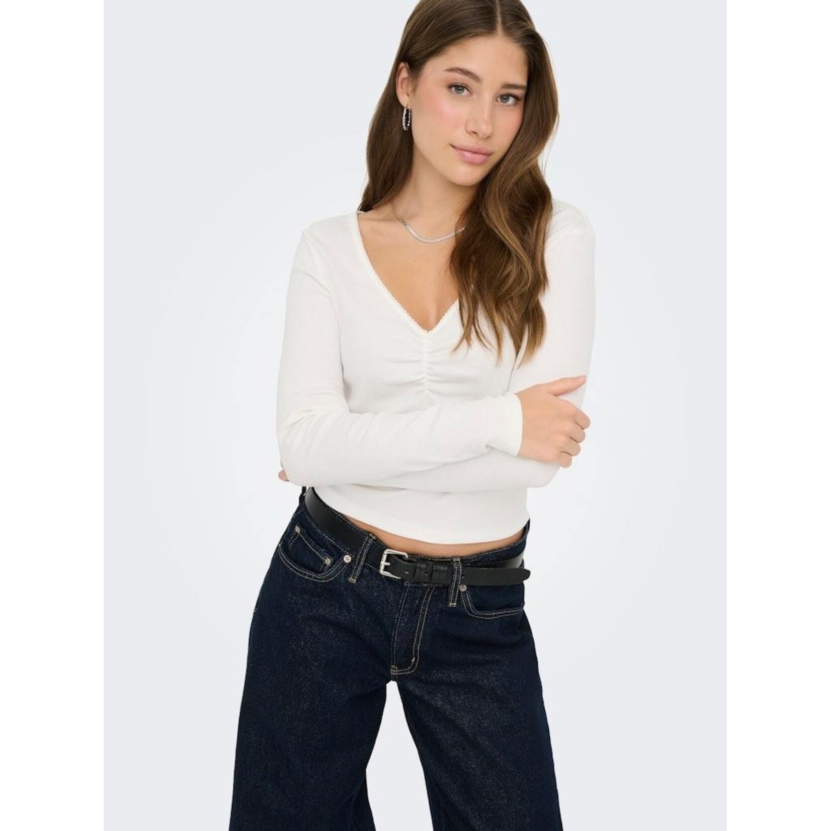 Only Betty Long Sleeve V-Neck