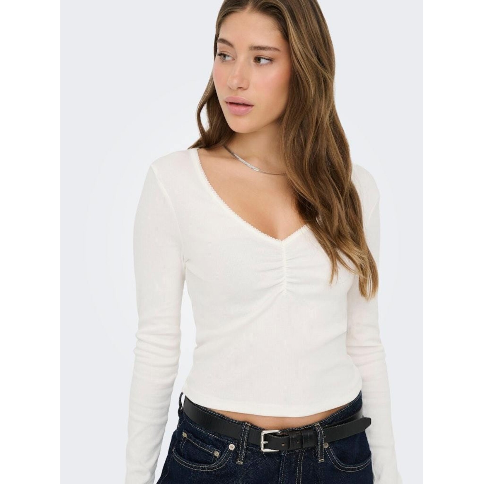 Only Betty Long Sleeve V-Neck