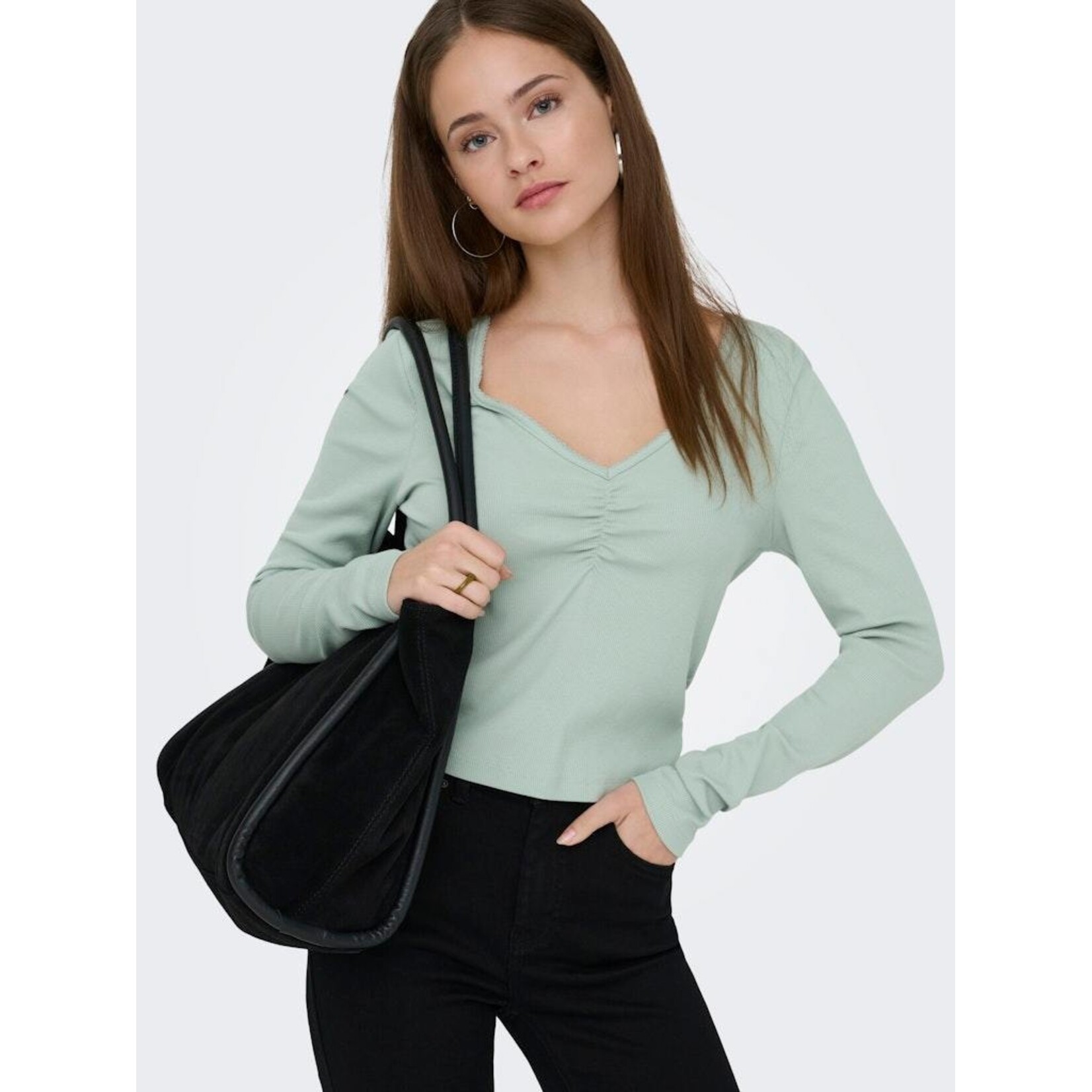 Only Betty Long Sleeve V-Neck