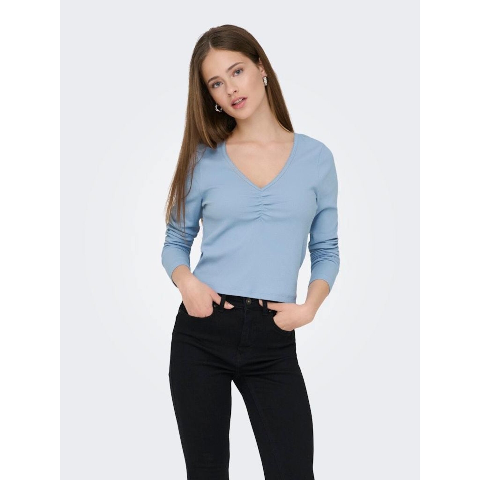 Only Betty Long Sleeve V-Neck