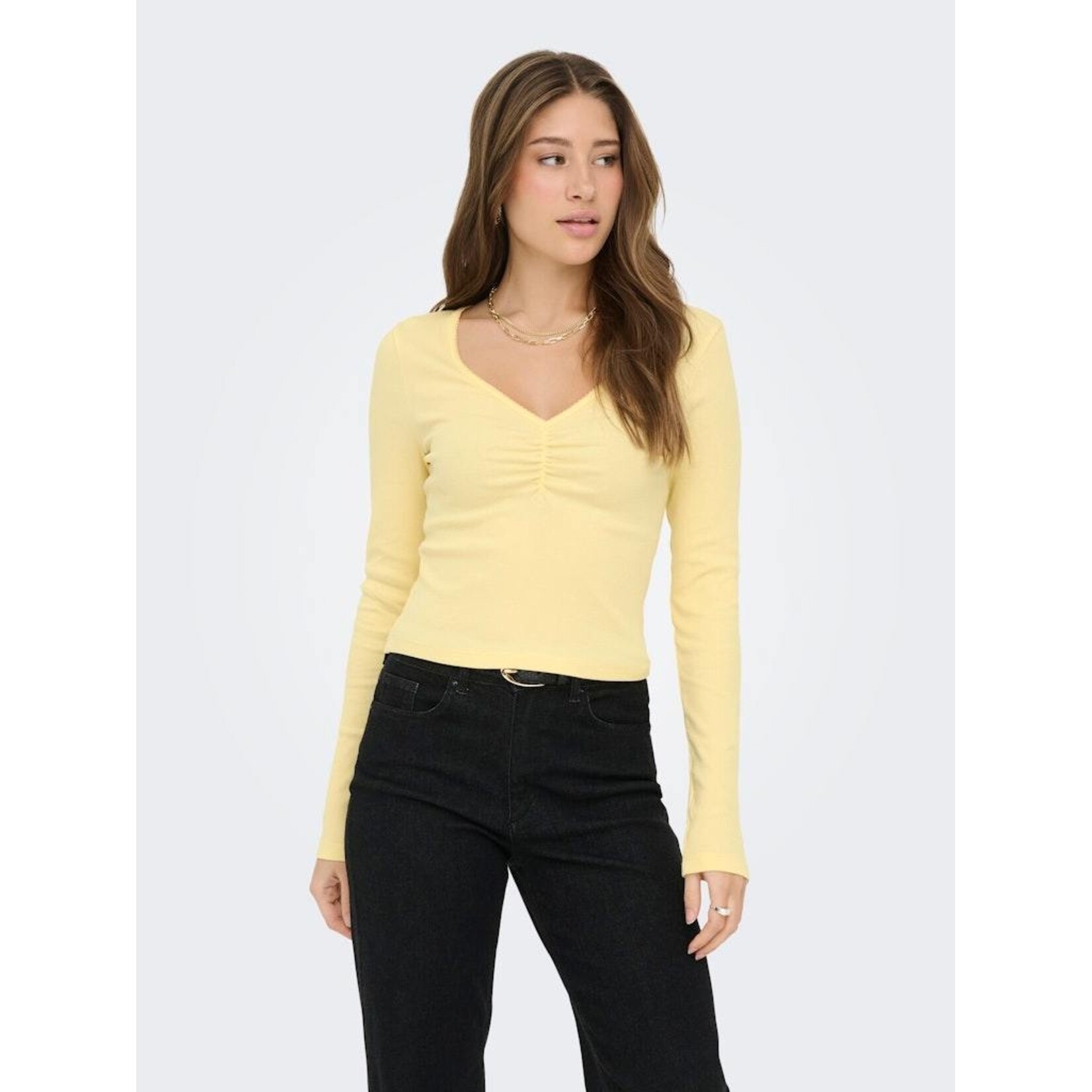 Only Betty Long Sleeve V-Neck