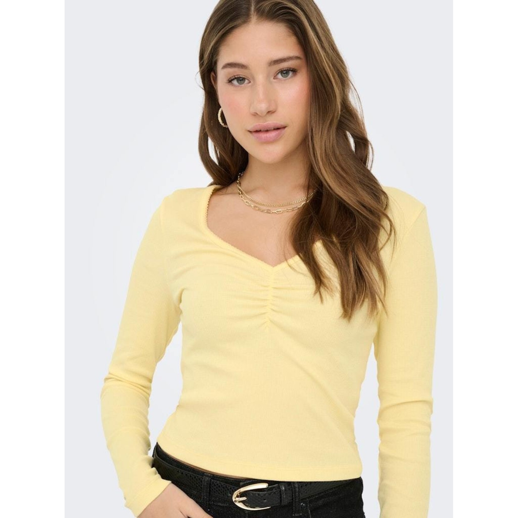 Only Betty Long Sleeve V-Neck