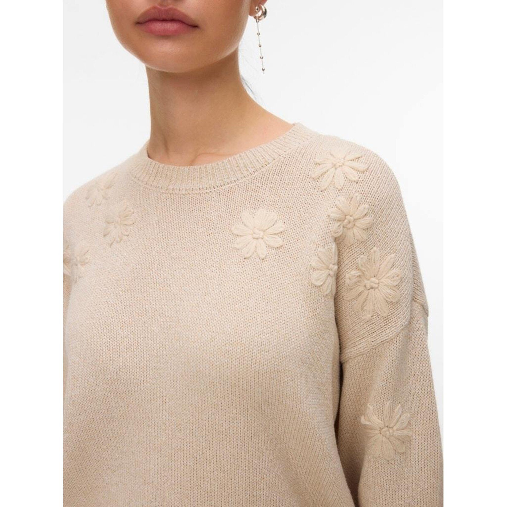 Vero Moda Daisy Embroidered Sweater