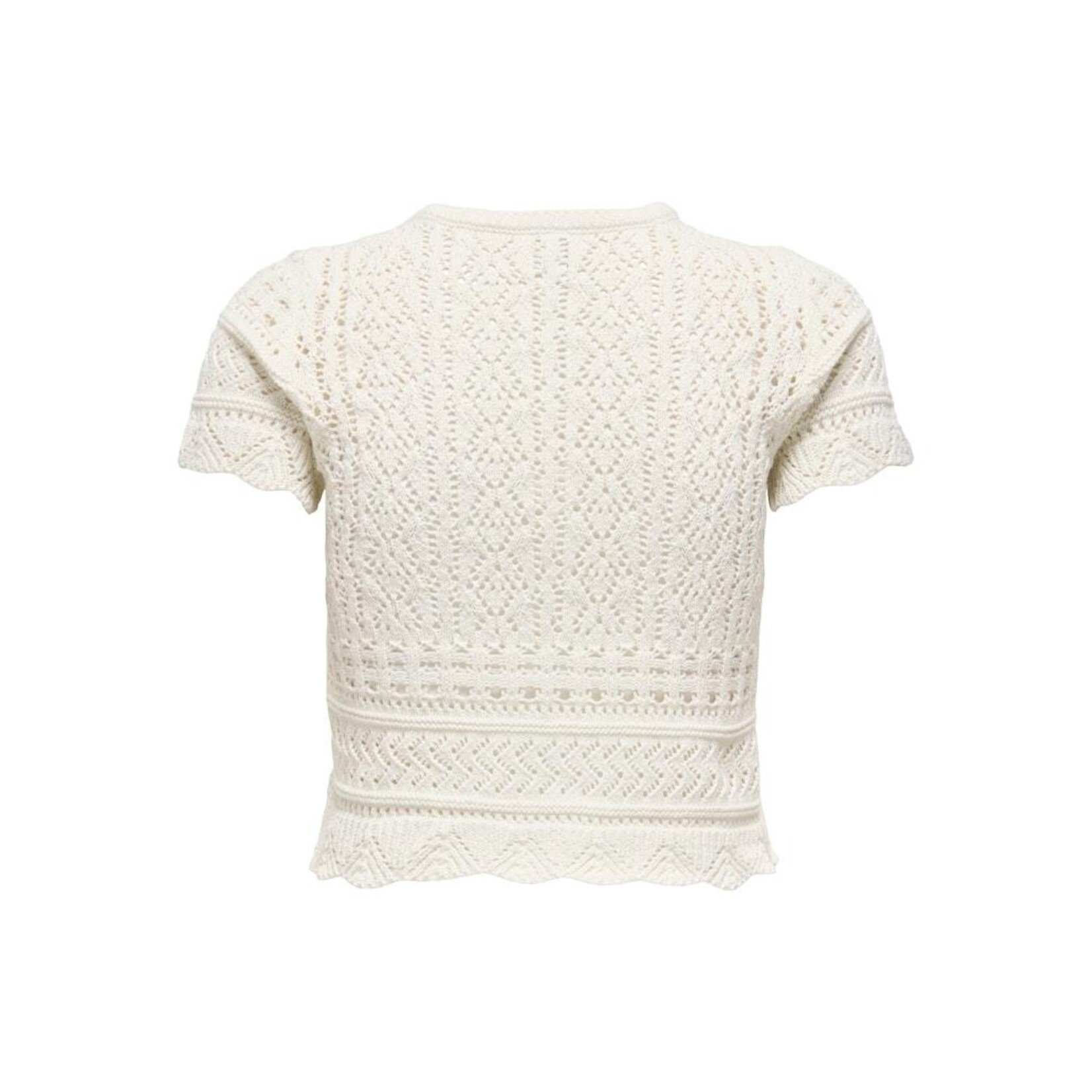 Only Elke Life Short Sleeve Pearl Cardigan
