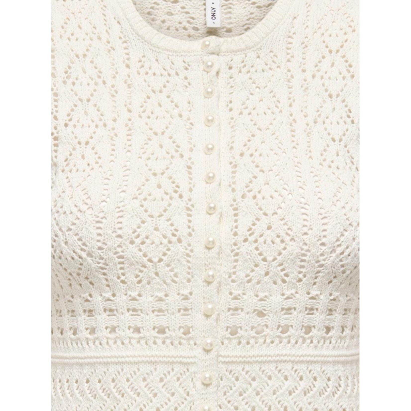 Only Elke Life Short Sleeve Pearl Cardigan