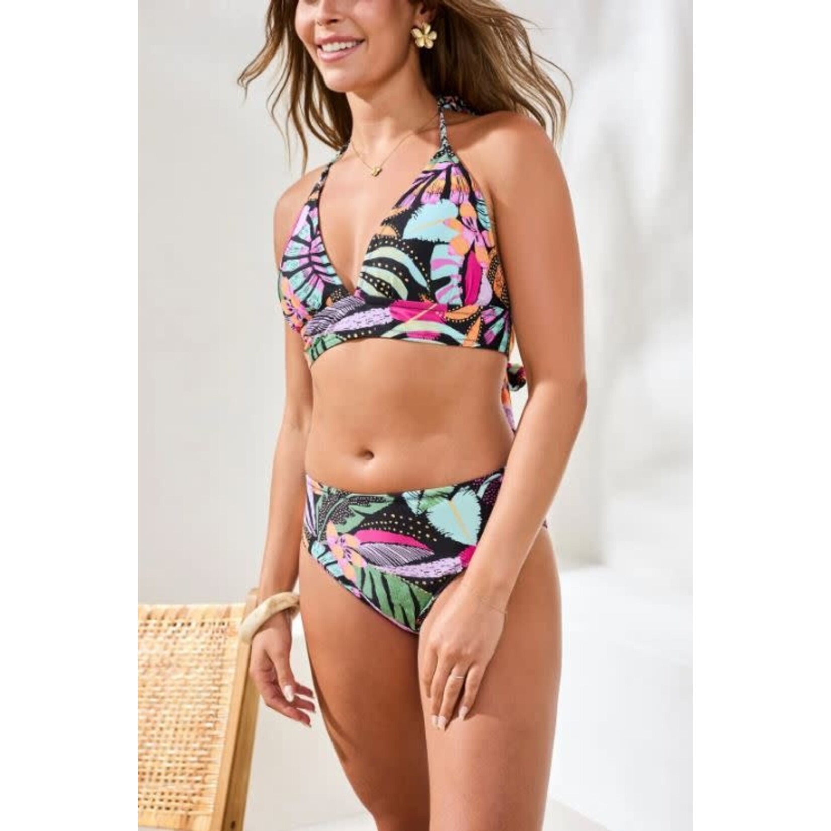 Tribal Reversible Braided Strap Bikini