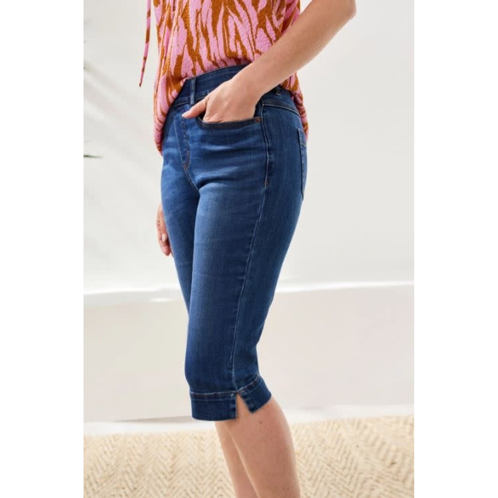 Tribal Audrey Pull On Pedal Pusher Jeans
