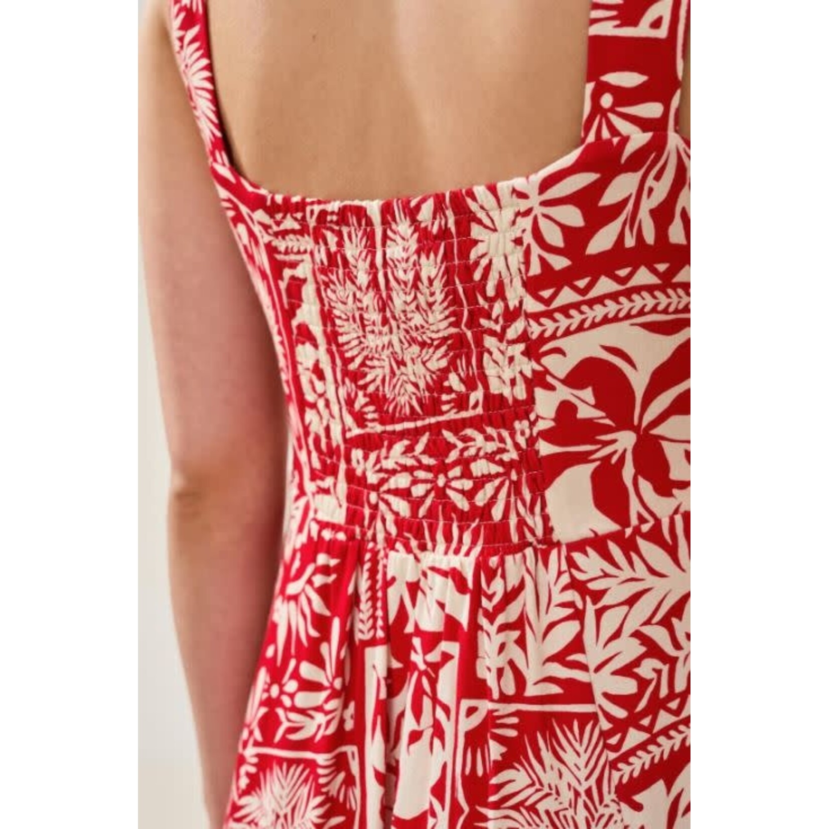 Tribal Sleeveless V-Neck Dress
