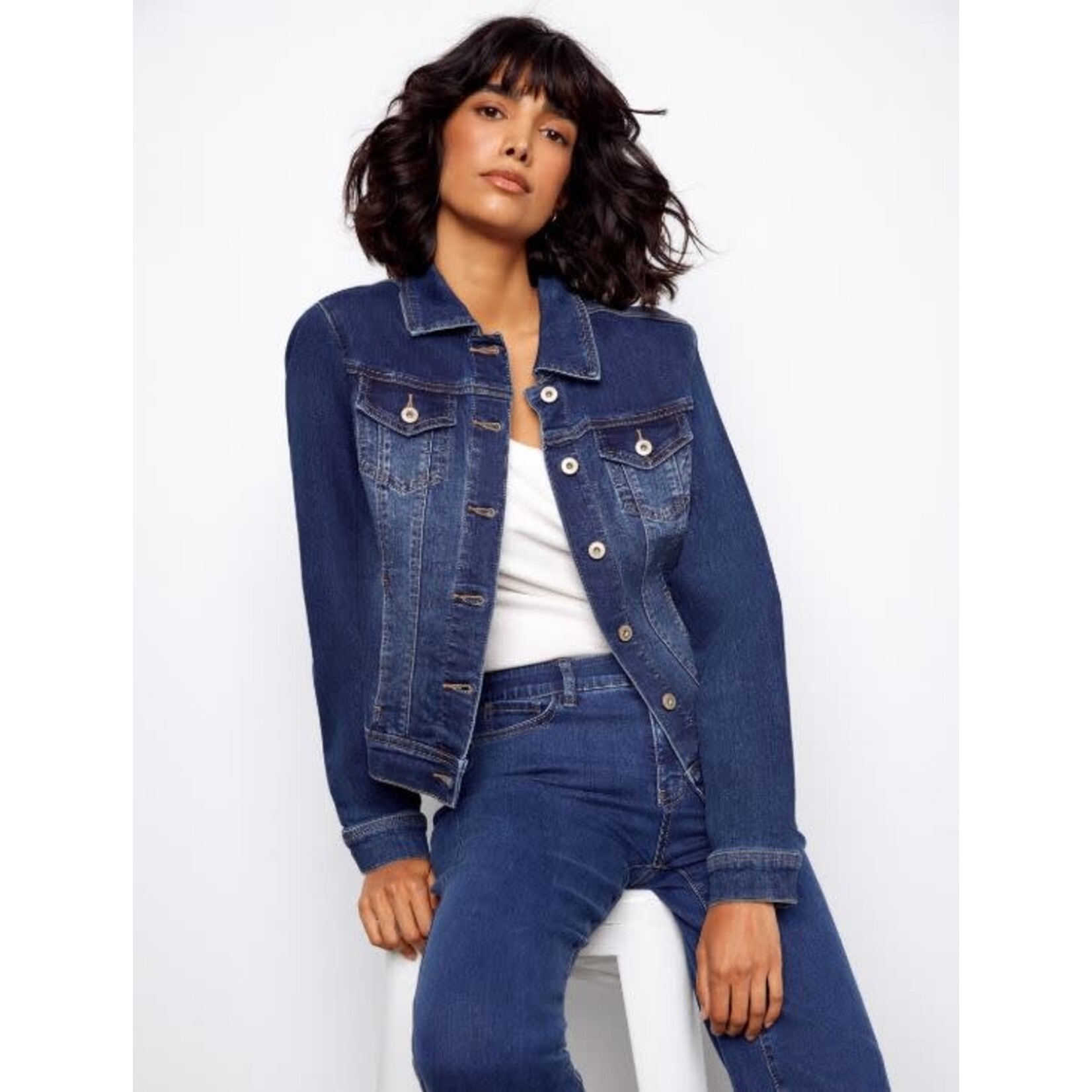 Charlie B Stretch Denim Jacket
