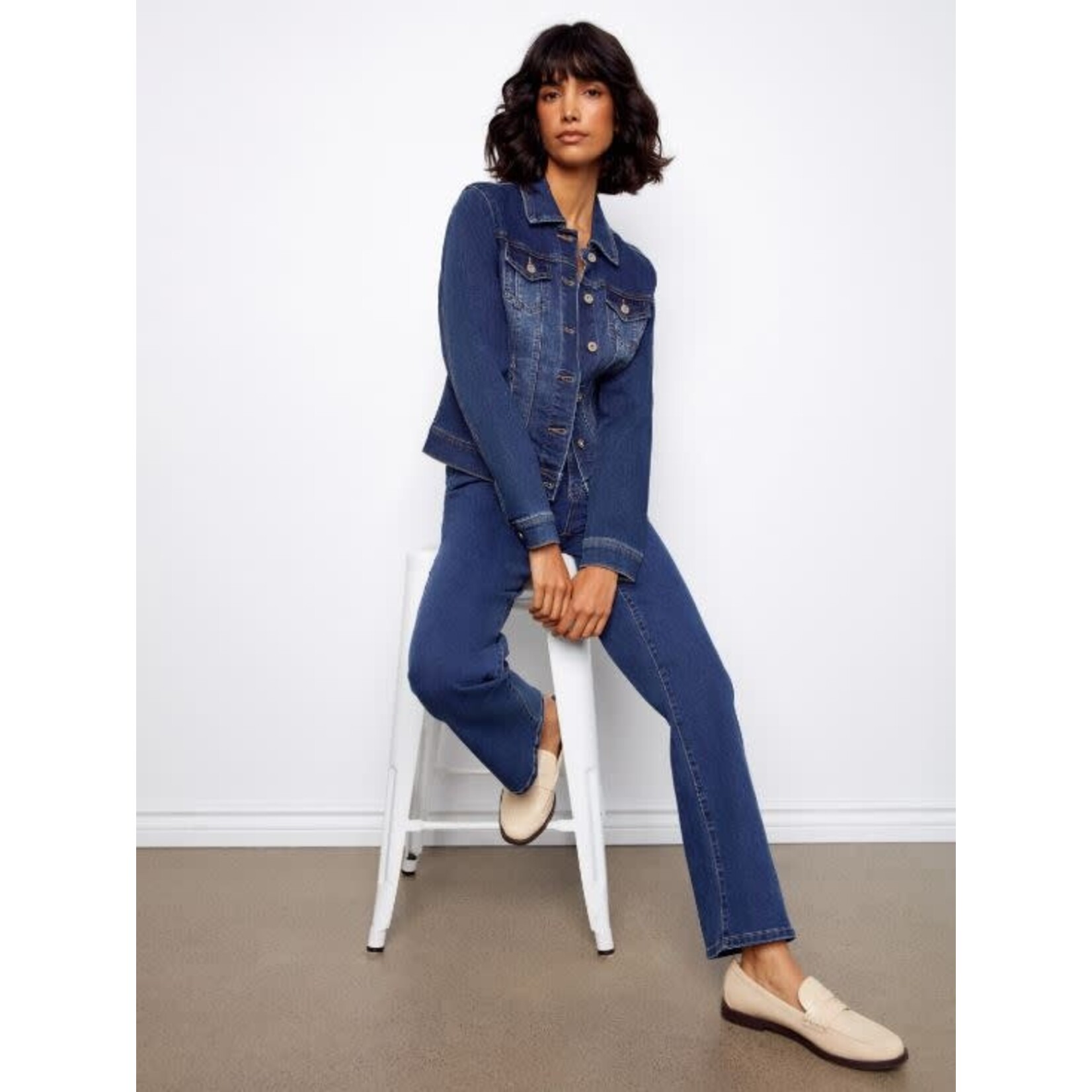 Charlie B Stretch Denim Jacket