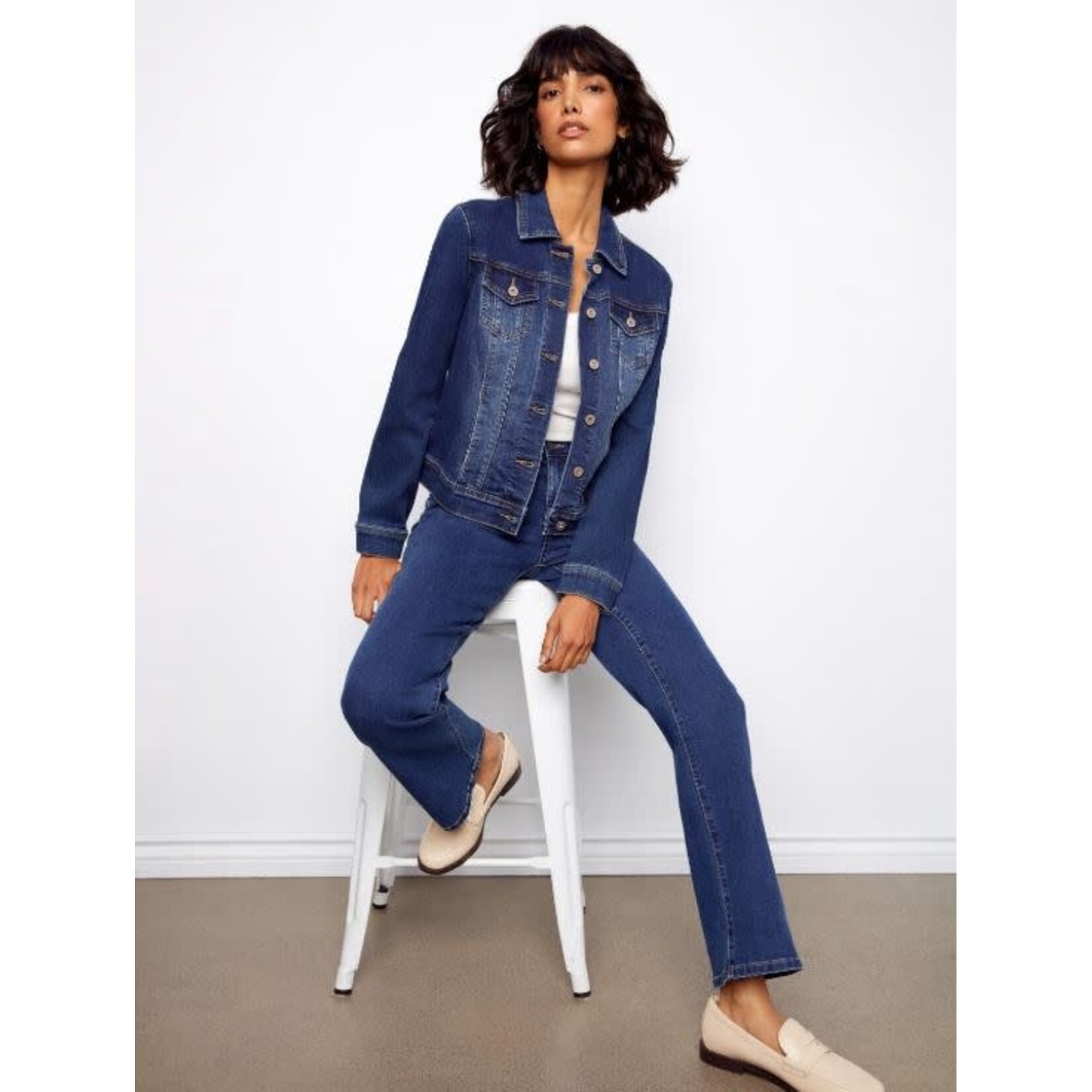 Charlie B Stretch Denim Jacket