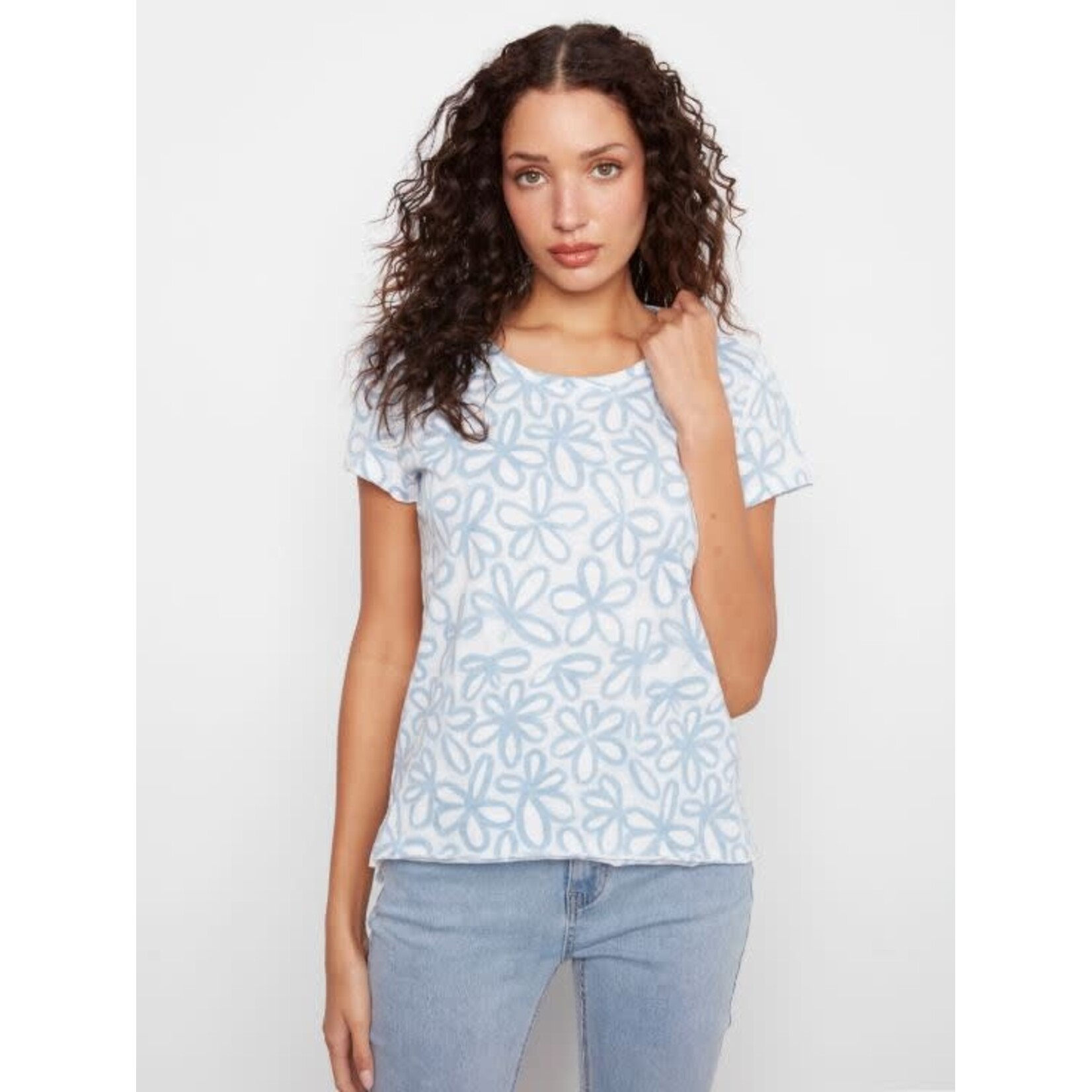 Charlie B Printed Cotton Jersey T-Shirt