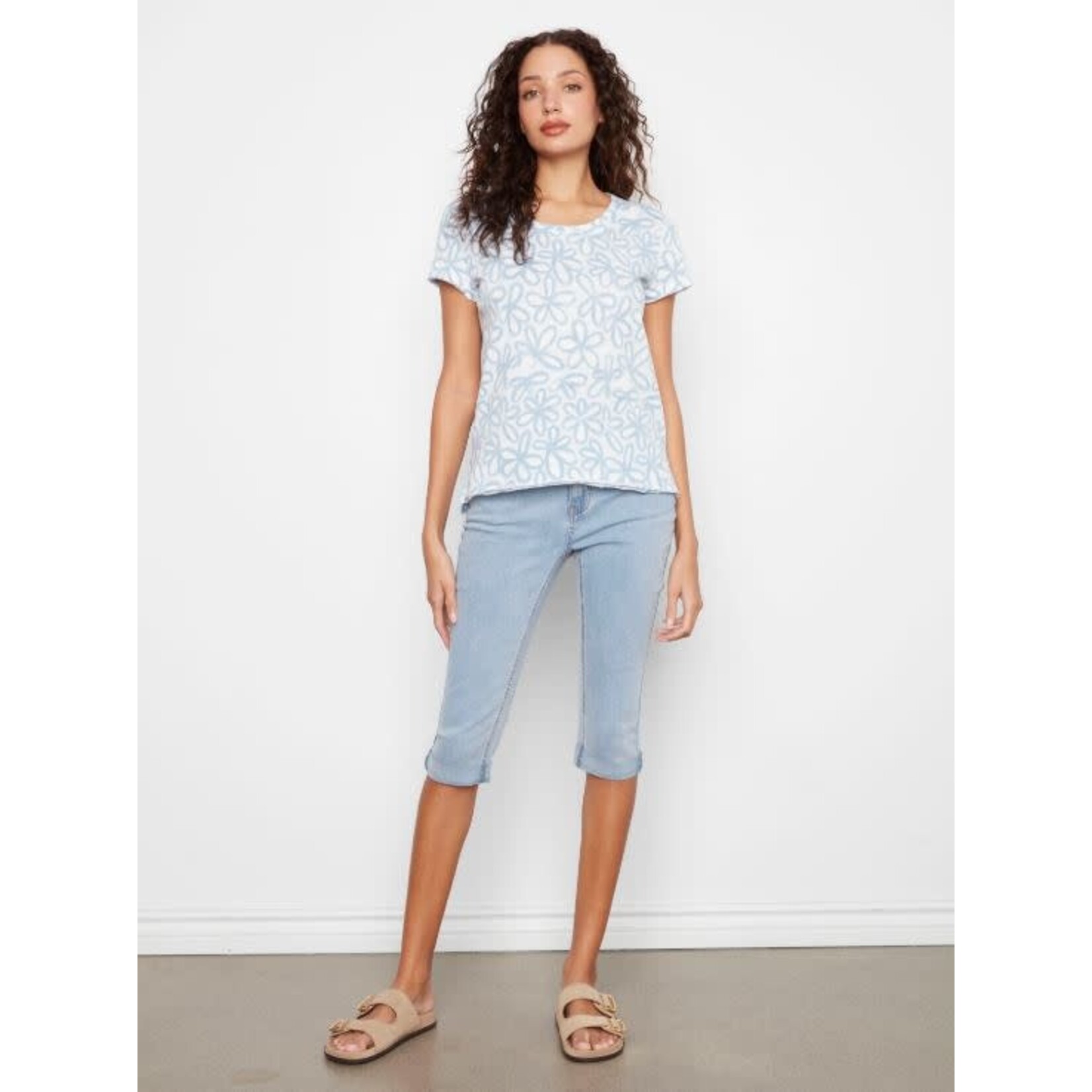 Charlie B Printed Cotton Jersey T-Shirt