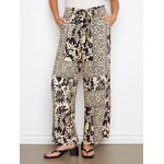 Charlie B Printed Pant With Self Tie Belt