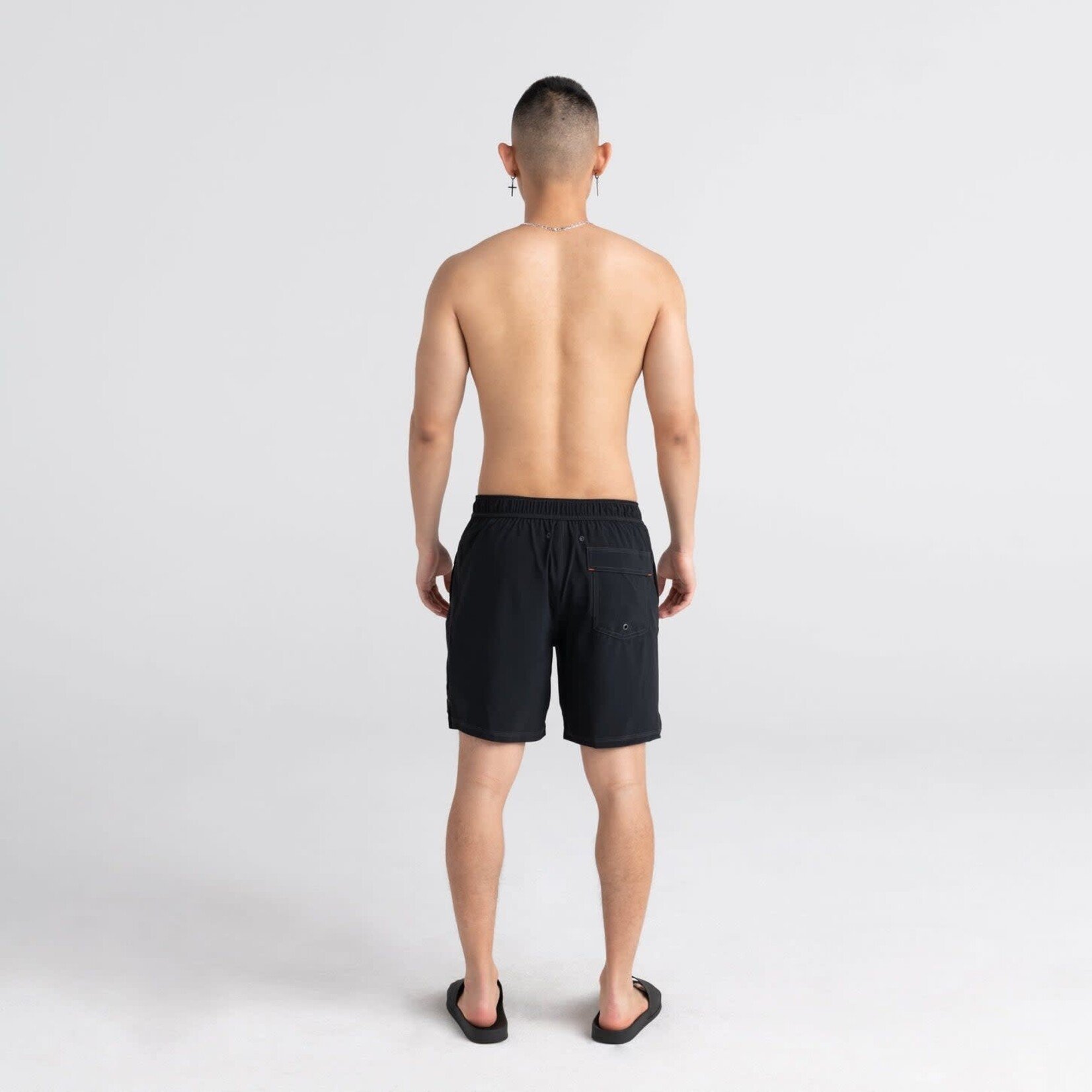 SAXX Oh Buoy 2 In 1 7" Volley Short Black