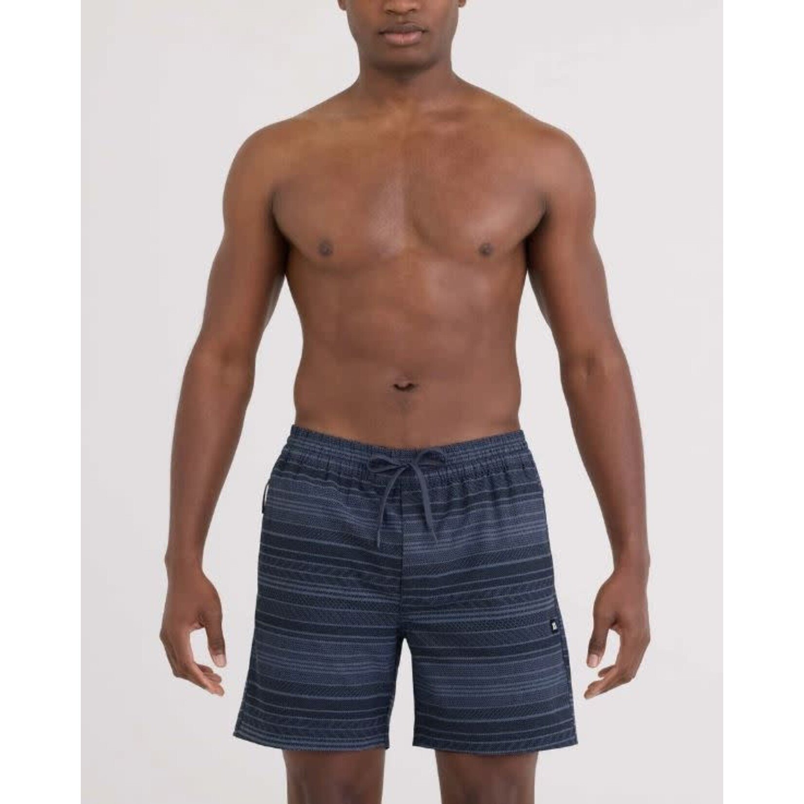 SAXX Sea To Shore 6" 2 In 1 Volley Agitated Stripe