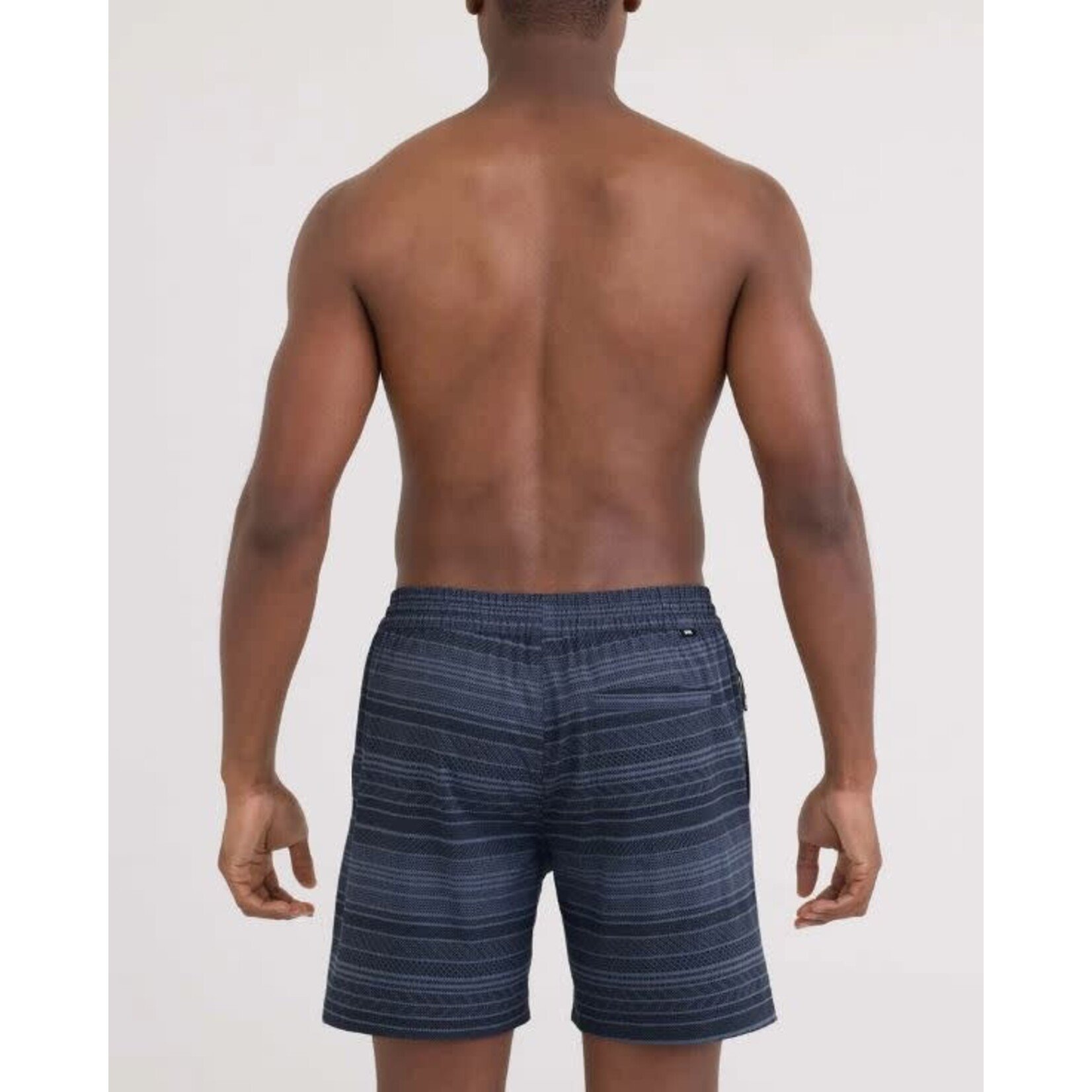 SAXX Sea To Shore 6" 2 In 1 Volley Agitated Stripe