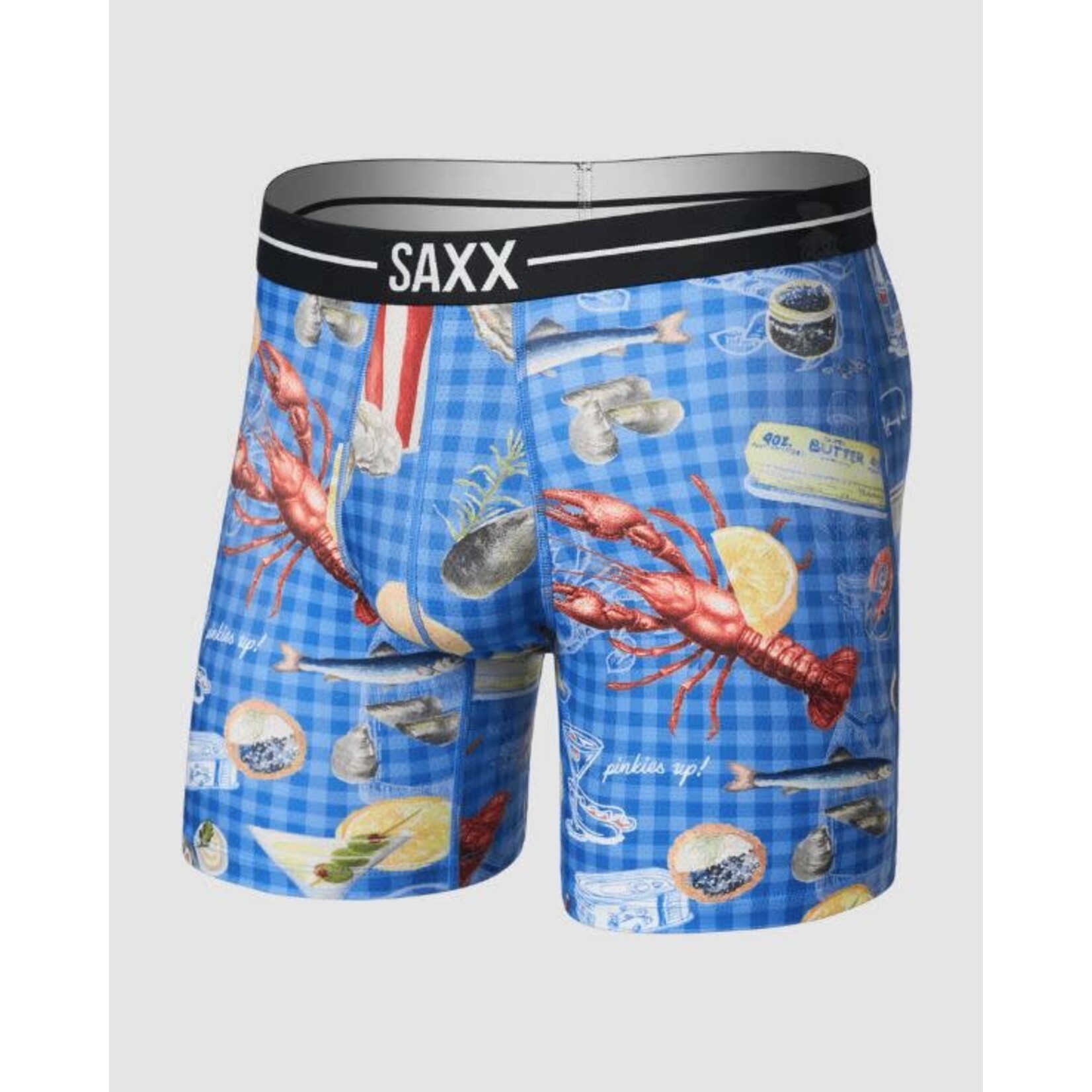 SAXX Volt Boxer Brief Low Life Picnic Blue
