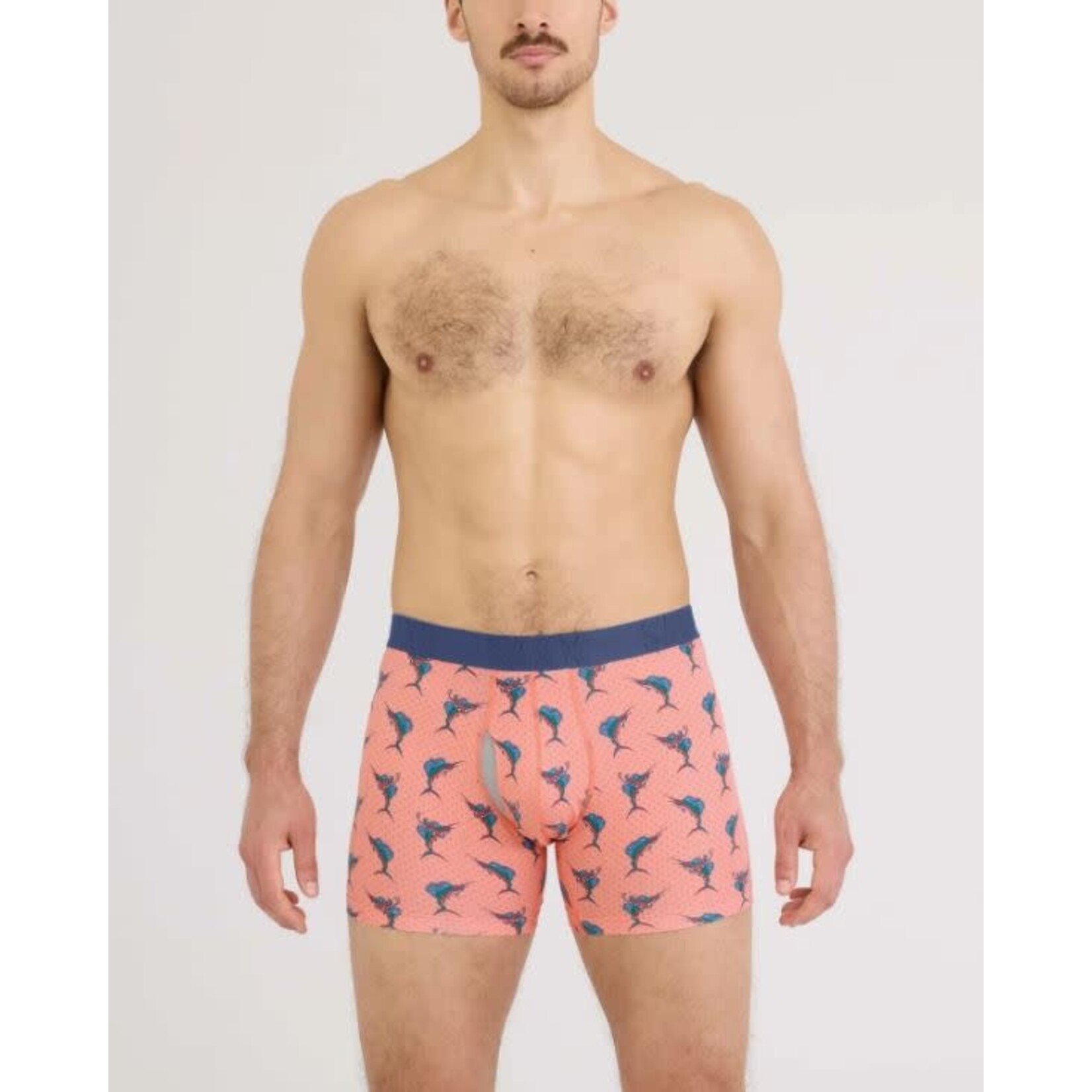 SAXX Droptemp Boxer Brief Big Catch Desert Flower