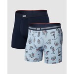 SAXX Vibe Xtra 2PK High Brow Low Life Navy