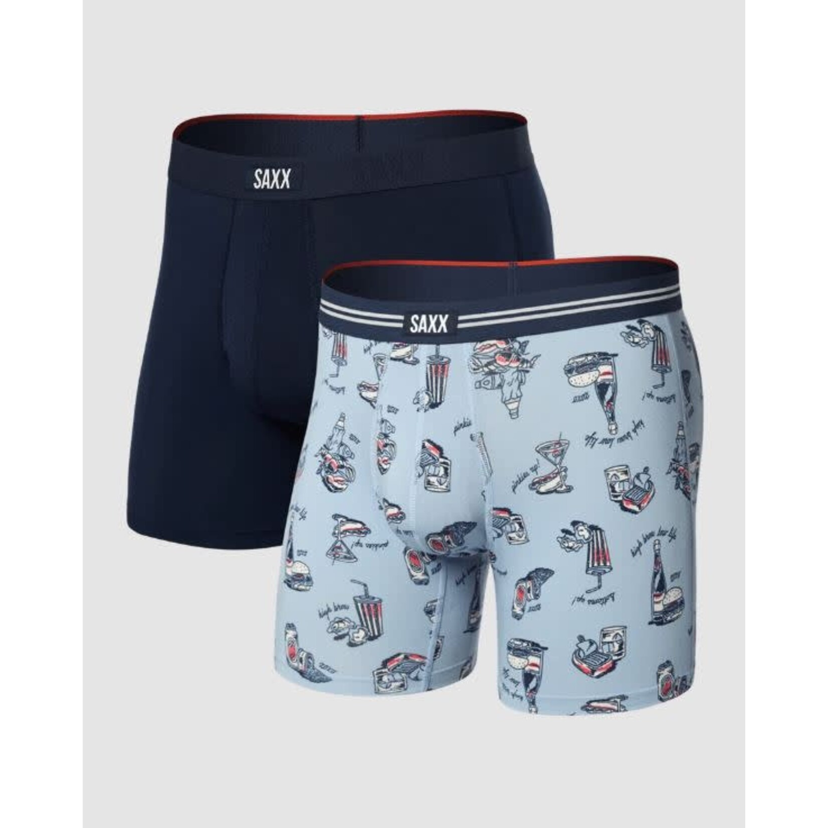 SAXX Vibe Xtra 2PK High Brow Low Life Navy