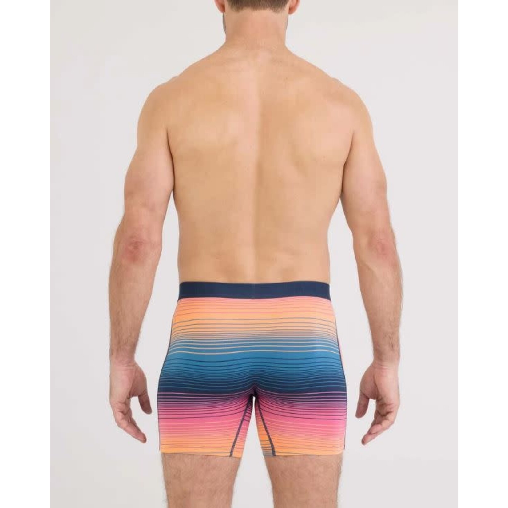 SAXX Vibe Xtra Boxer Brief Hazy Stripe Sunset